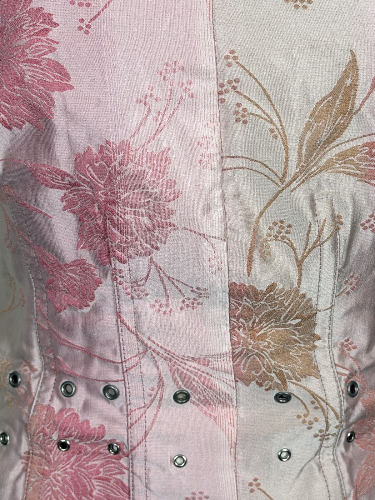 Gianfranco Ferre Gianfranco Ferre 1990’s Floral Satin Embroidered Corset Size M / US 6-8 / IT 42-44 - 10 Thumbnail