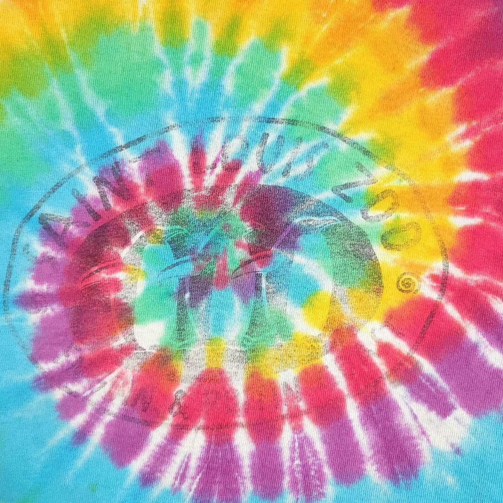 Delta VINTAGE Delta Tie Dye Shirt Adult XL St. Louis Zoo Short Sleeve 90s Mens Size US XL / EU 56 / 4 - 4 Thumbnail