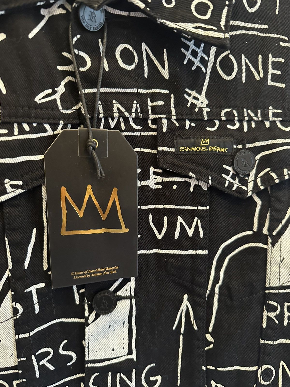 Jean-Michel Basquiat Jean Michel Basquiat black jacket Size US M / EU 48-50 / 2 - 2 Thumbnail