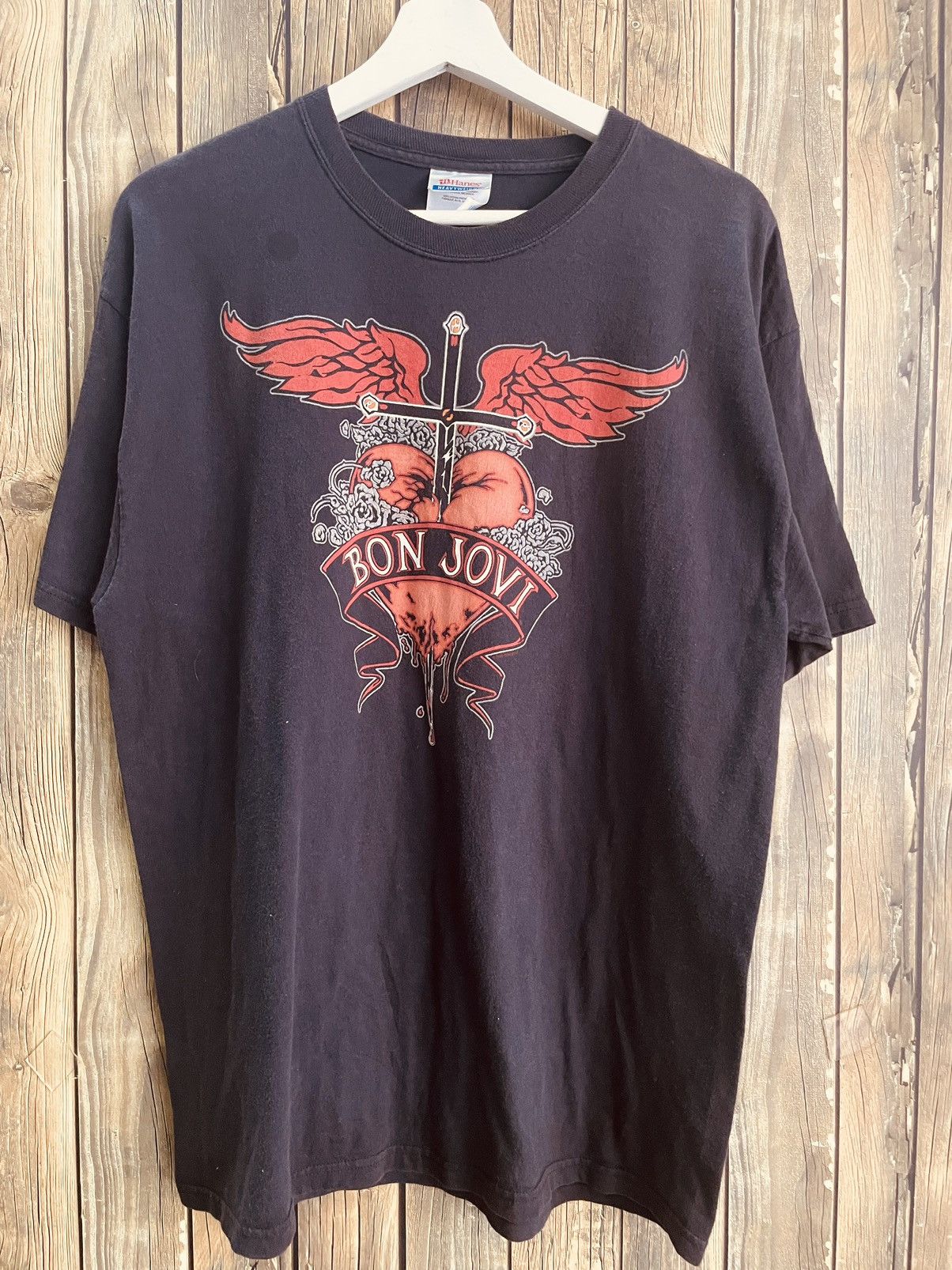 Band Tees × Bon Jovi × Vintage vintage Bon Jovi t shirt 2000 like Pink Floyd Guns N Roses Size US L / EU 52-54 / 3 - 1 Thumbnail