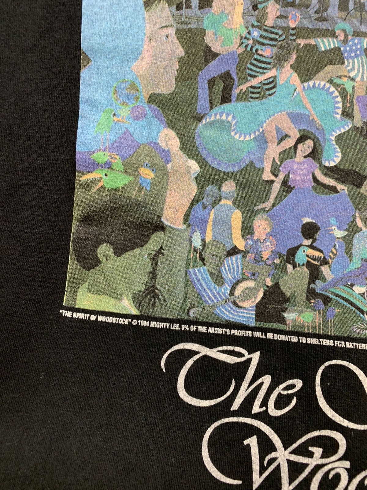 Vintage The Spirit Of Woodstock 1969 1999 vintag t-shirt Made In Usa Size US L / EU 52-54 / 3 - 7 Thumbnail