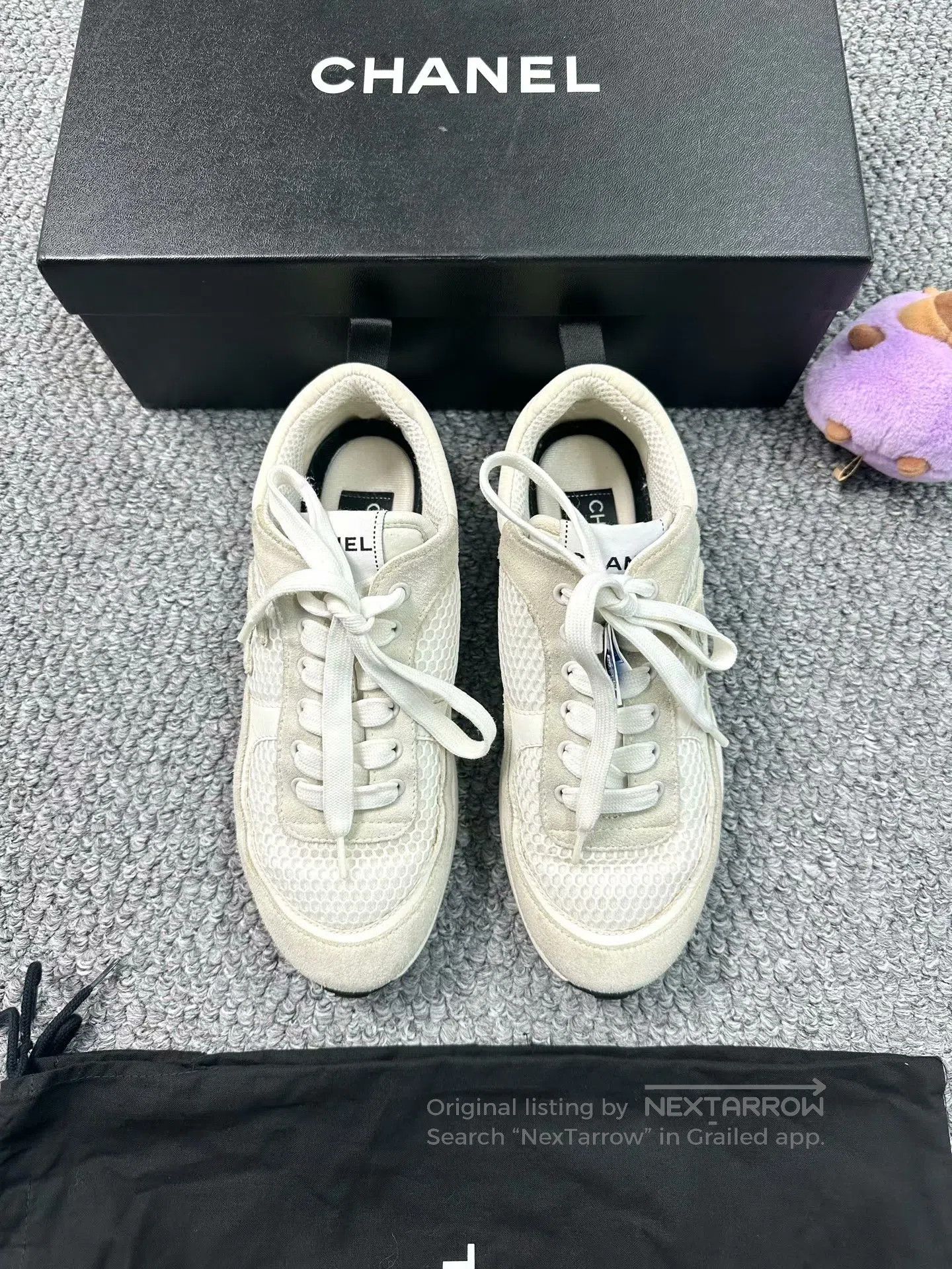 Chanel Chanel Panda Net Suede Sports Shoes| Size US 5 / EU 37 - 2 Thumbnail