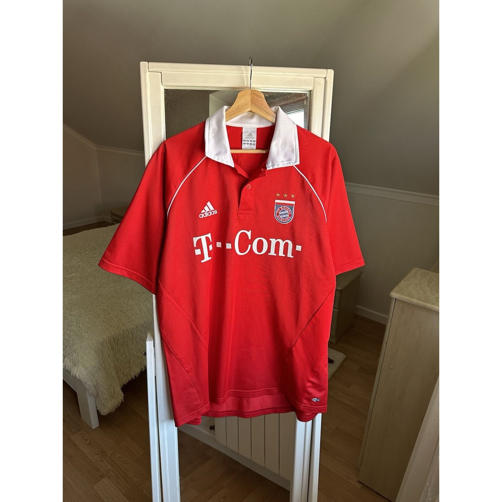 Adidas BAYERN MUNICH 2005 2006 HOME FOOTBALL SHIRT SOCCER JERSEY AD Size US L / EU 52-54 / 3 - 1 Thumbnail