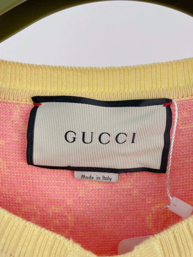 Gucci Gucci Macaron color-blocked knitted jacket 2504-Nextarrow Size S / US 4 / IT 40 - 5 Thumbnail