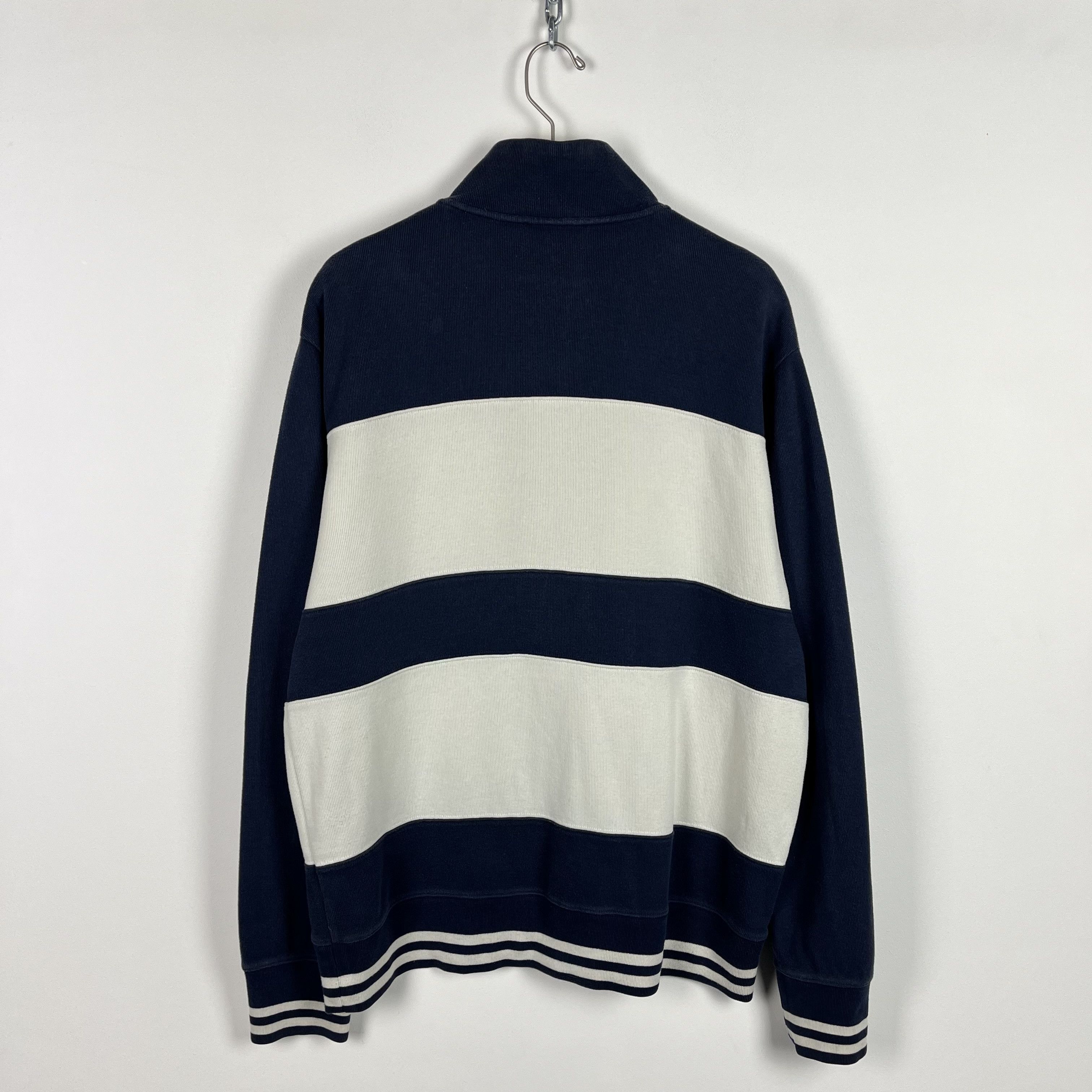 Yves Saint Laurent Vintage Yves Saint Laurent YSL Big Logo Zip Sweatshirt 90’s Size US XL / EU 56 / 4 - 21 Thumbnail