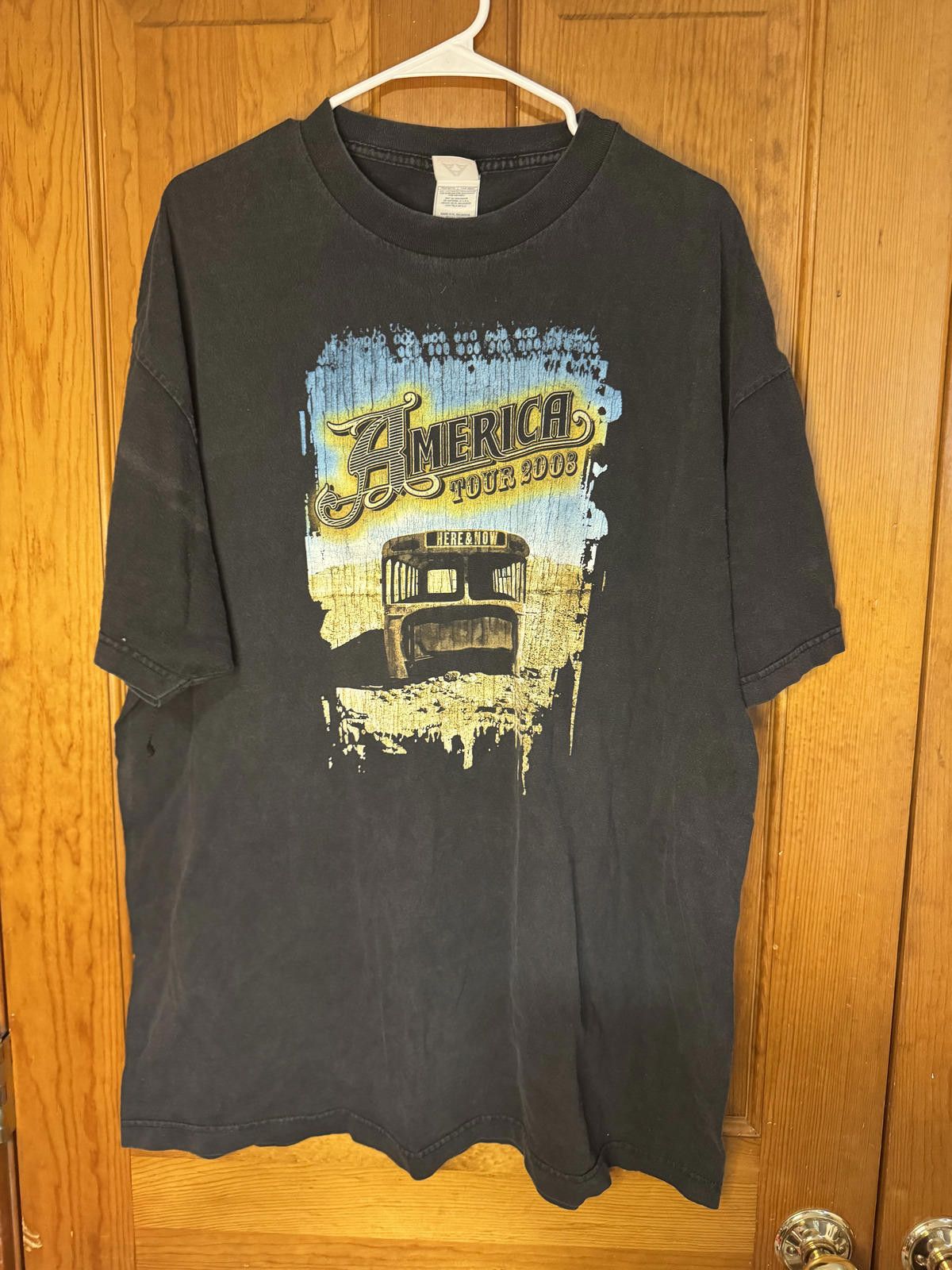 Other Vintage America Tour 2003 Black Graphic T-Shirt 2XL Size ONE SIZE - 1 Thumbnail