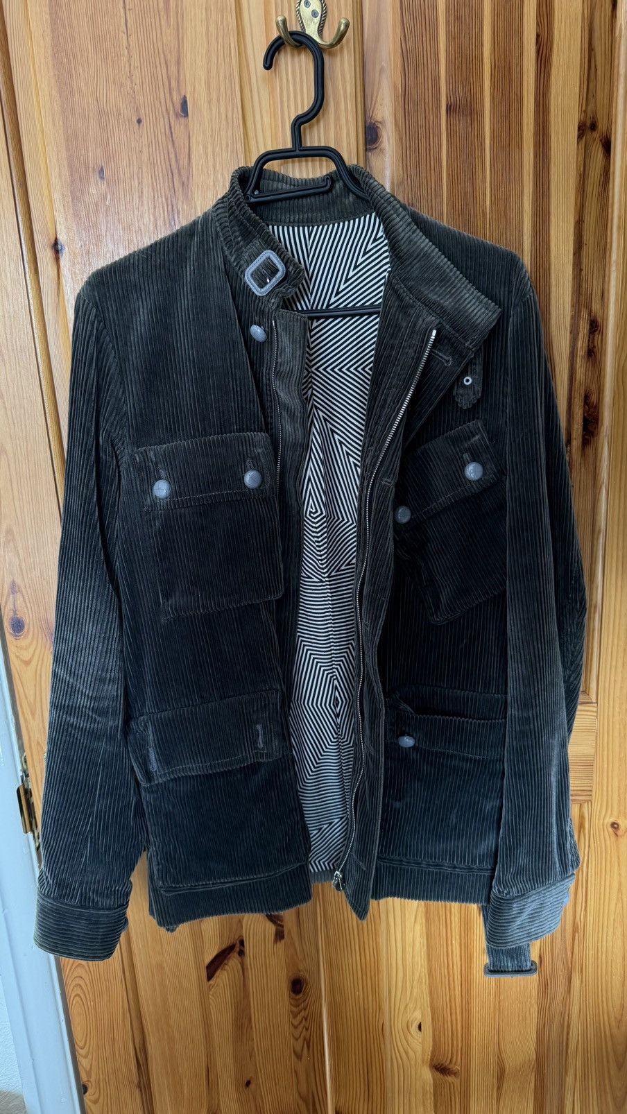 Number (N)ine NUMBER (N)INE CORDUOY MOTORCYCLE JACKET Size US M / EU 48-50 / 2 - 1 Thumbnail