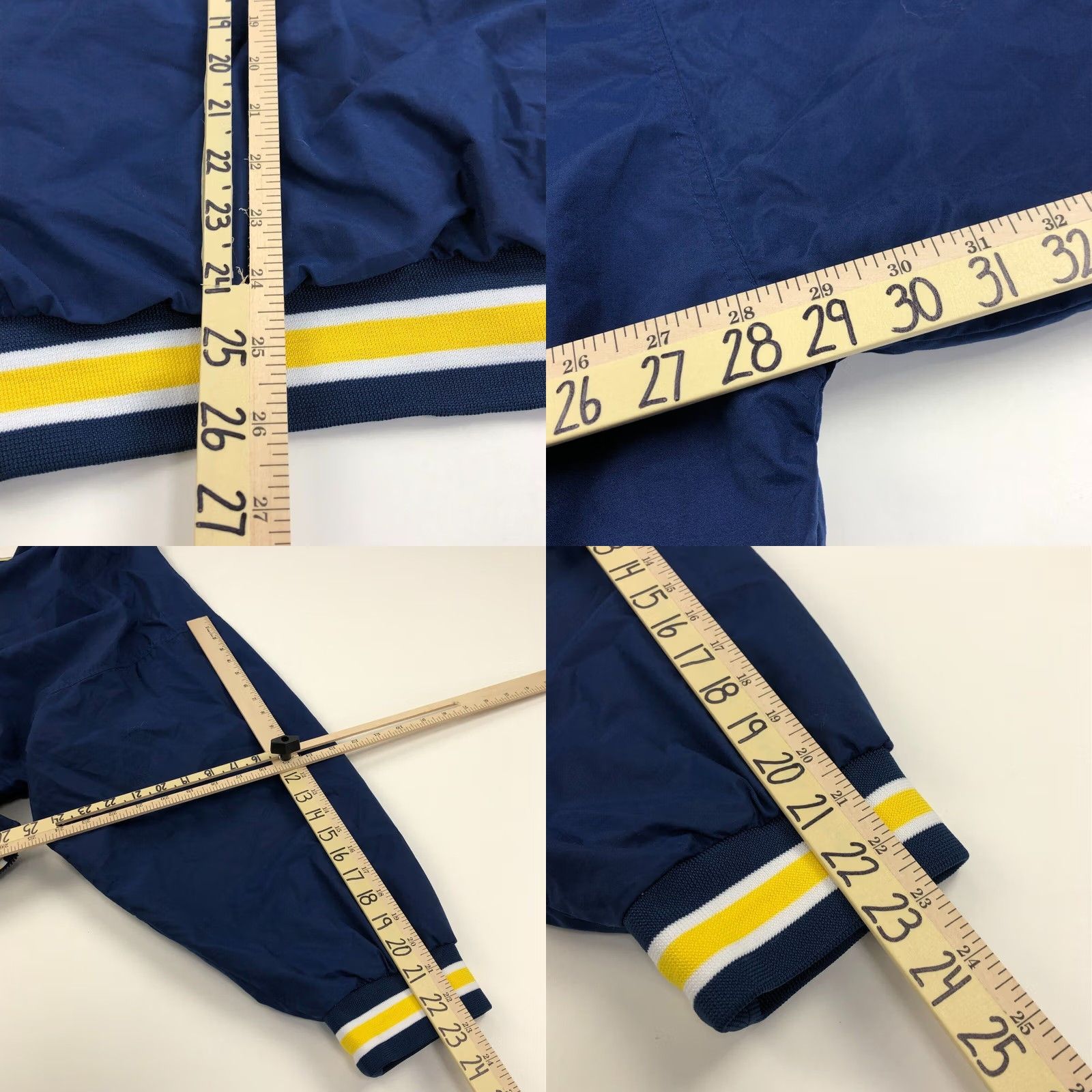 Vintage Georgia Tech Genuine Stuff Collegiate Blue V-Neck Nylon Lined Jacket XXL MINT Size US XXL / EU 58 / 5 - 8 Thumbnail