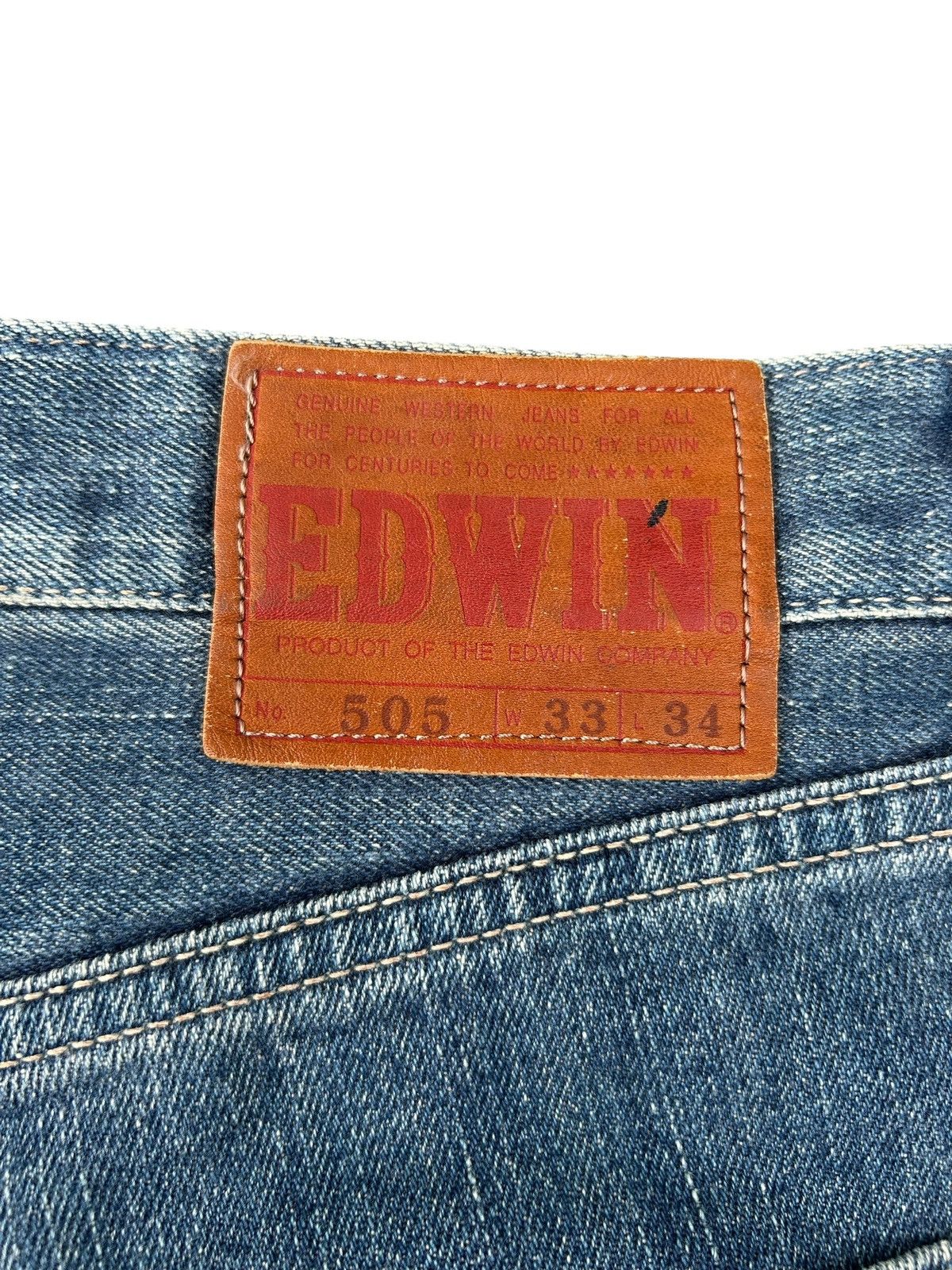 Kapital Vintage Edwin 505 Selvedge Distressed Denim Jeans Size US 34 / EU 50 - 5 Thumbnail