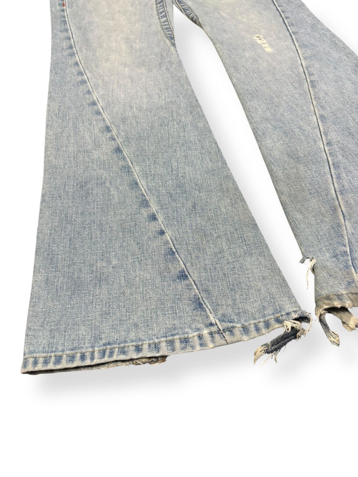 True Religion Y2K Japanese Brand Flare Distressed Jeans like True Religion Size 30" / US 8 / IT 44 - 6 Thumbnail
