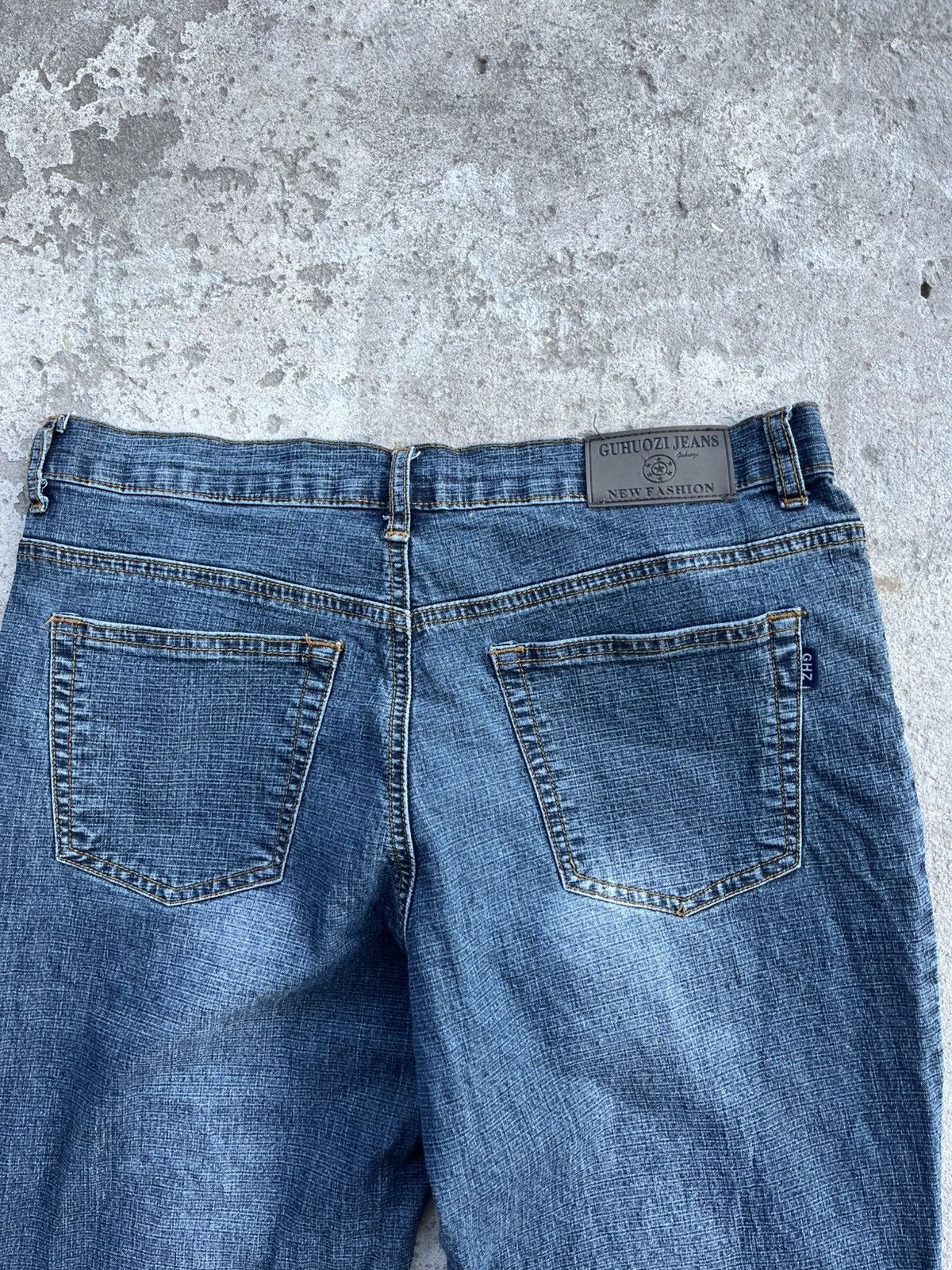 Hysteric Glamour × If Six Was Nine × Le Grande Bleu (L.G.B.) 90s Vintage Flared Boot Cut Faded Avant Gard Denim Jeans Y2k Size 30" / US 8 / IT 44 - 13 Thumbnail