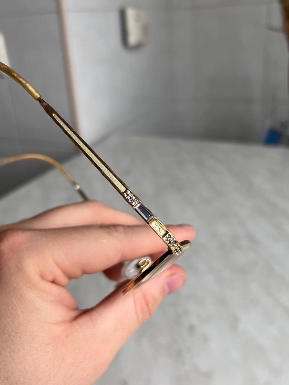 Swarovski Vintage Daniel Swarovski 80's 90's Oval Glasses Eyeglasses Size ONE SIZE - 4 Thumbnail