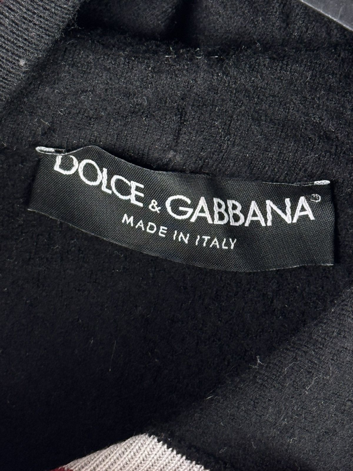 Dolce & Gabbana Dolce & Gabbana Panda Wool Khit Hoodie Black Size US S / EU 44-46 / 1 - 4 Thumbnail