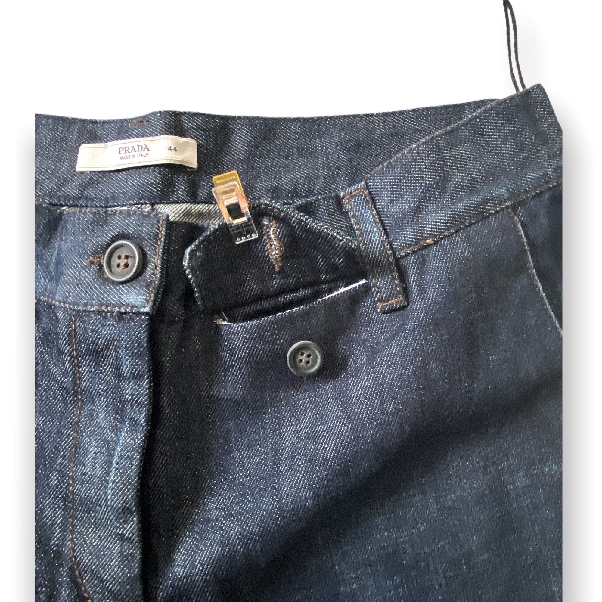 Prada Prada Denim Cropped Pants, size Italian 44/US 10/M Size 30" / US 8 / IT 44 - 10 Thumbnail