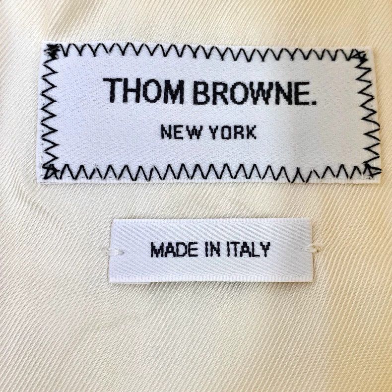 Thom Browne Thom Browne White cotton round neck short sleeves Size 27" / US 4 / IT 40 - 5 Thumbnail