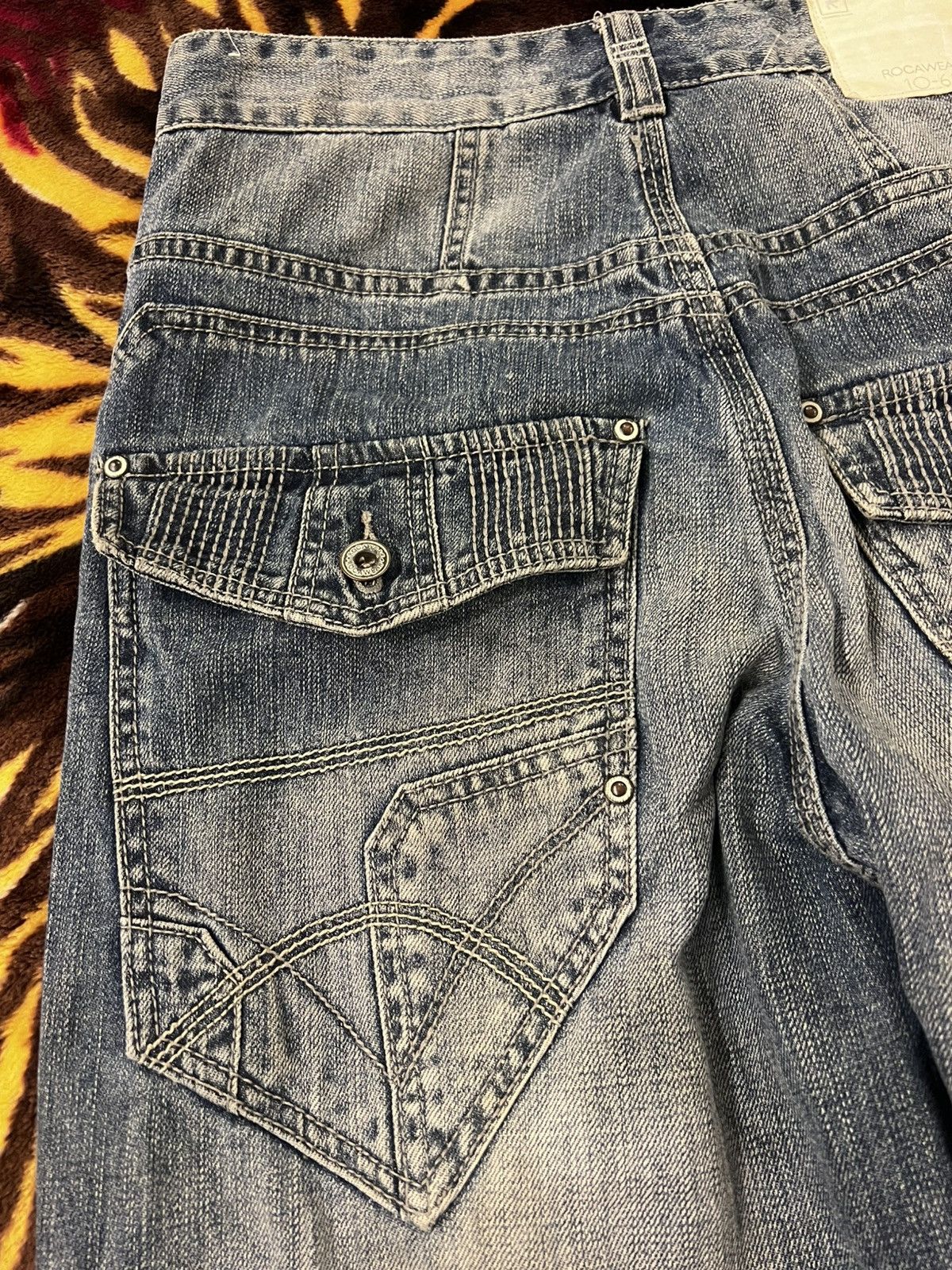 Rocawear × Vintage Y2K Rocawear R+ Baggy Jeans Size US 34 / EU 50 - 4 Thumbnail
