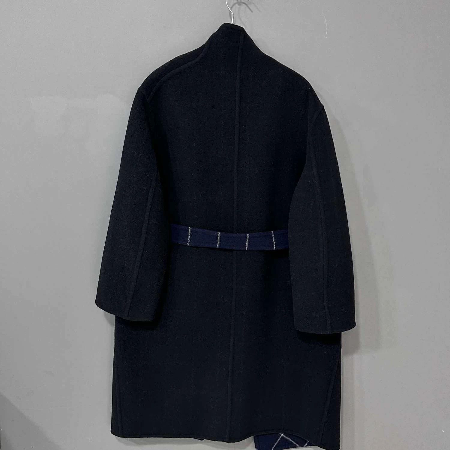 Louis Vuitton Reversible plaid wool coat with belt, LV/Louis Vuitton Size XXS / US 00 / IT 34 - 4 Thumbnail