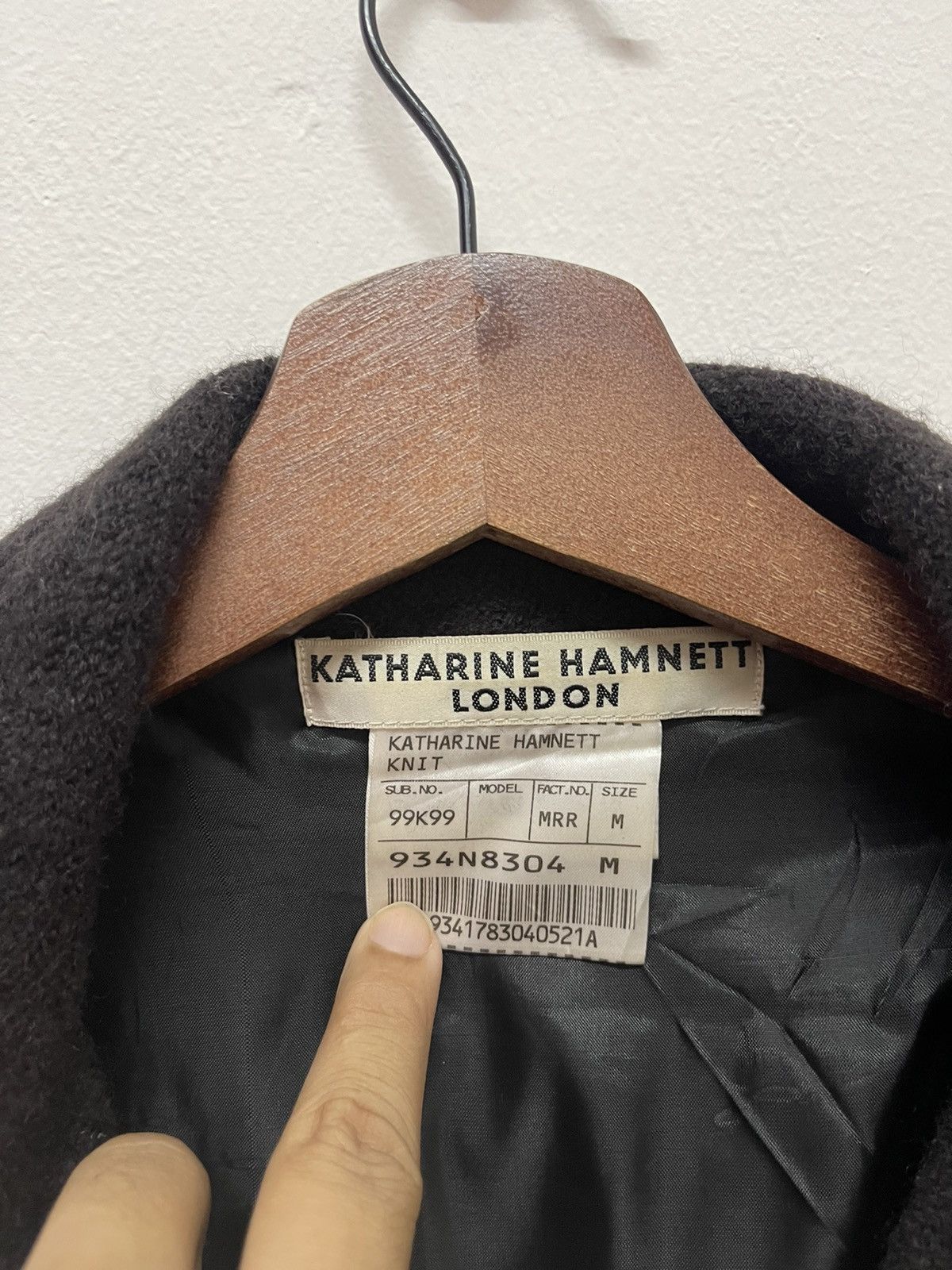Katharine Hamnett London VINTAGE KATHARINE HAMNETT LONDON KNIT POCKETS JACKET Size US M / EU 48-50 / 2 - 4 Thumbnail