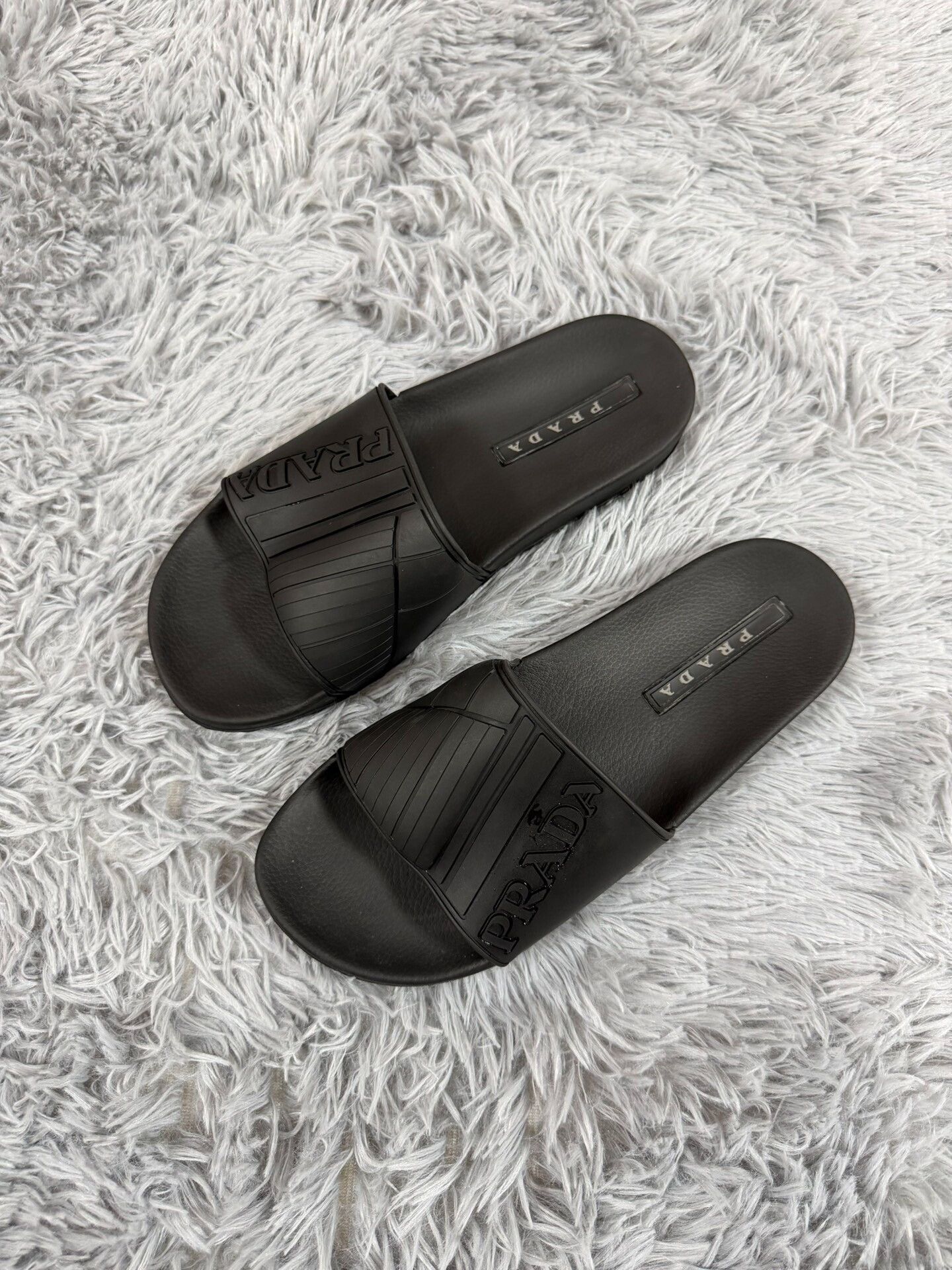 Prada Prada Casual Black Sandals 9 Men Size US 9 / EU 42 - 1 Thumbnail