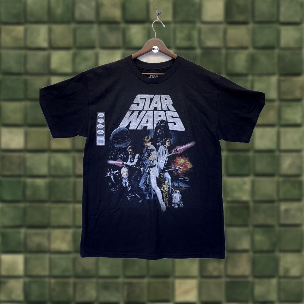 Star Wars Star Wars T-Shirt Mens Large Black Cotton Graphic Jedi NWOT-10043 Size US L / EU 52-54 / 3 - 1 Thumbnail