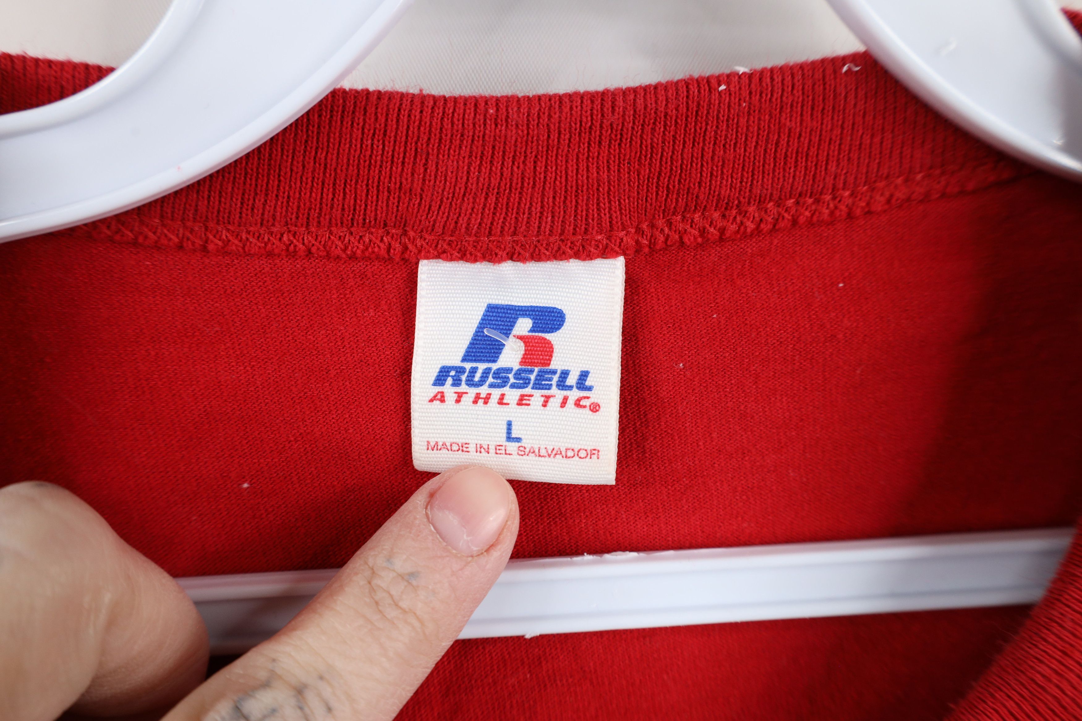 Russell Athletic × Vintage Vintage 90s Russell Athletic Ohio State University T-Shirt Size US L / EU 52-54 / 3 - 9 Thumbnail