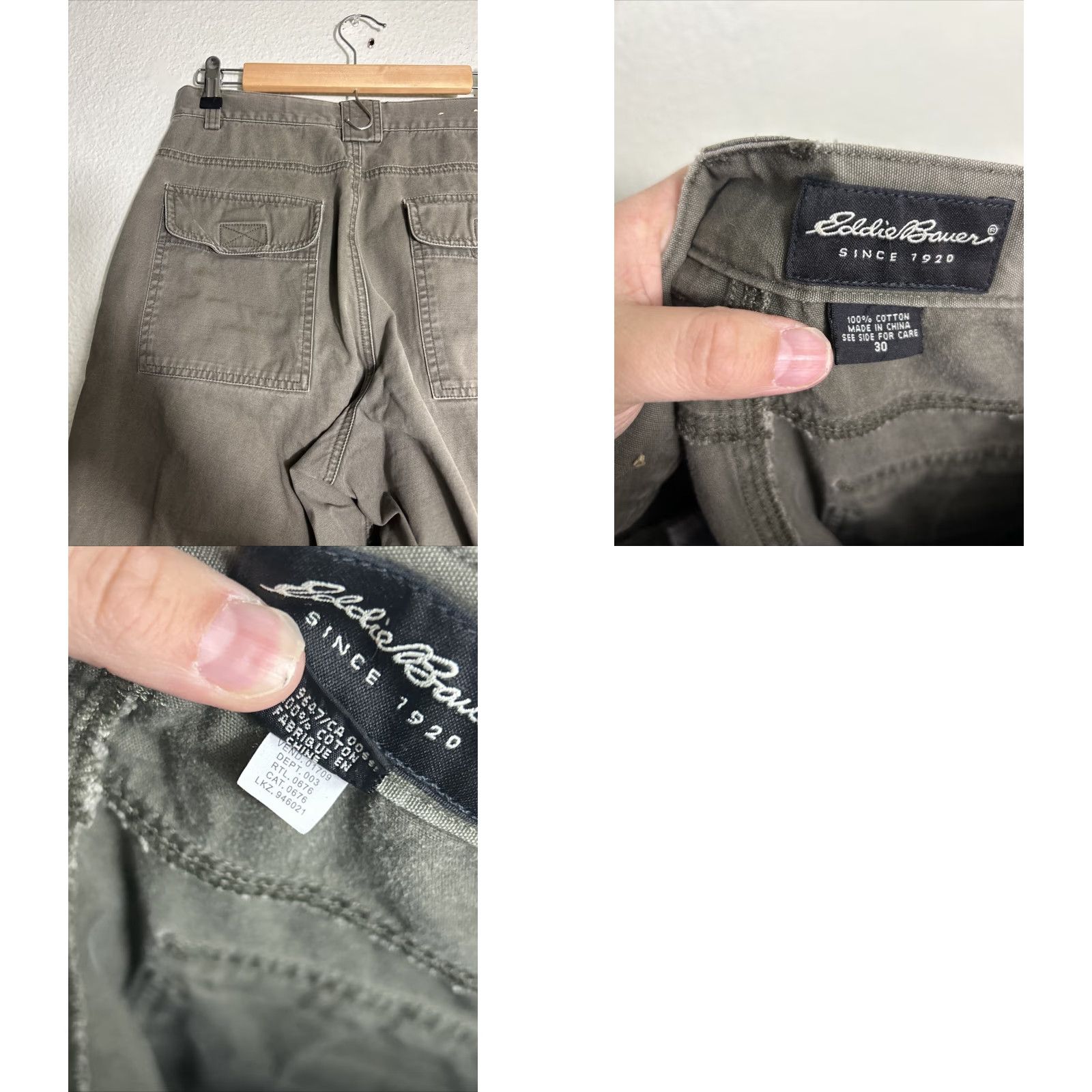 Eddie Bauer **Army Green Cargo Pants Womens Eddie Bauer 30x23 Cotton** User: Army Green Cargo Pants Womens Eddie Bauer 30x23 Cotton Size 30" / US 8 / IT 44 - 9 Thumbnail