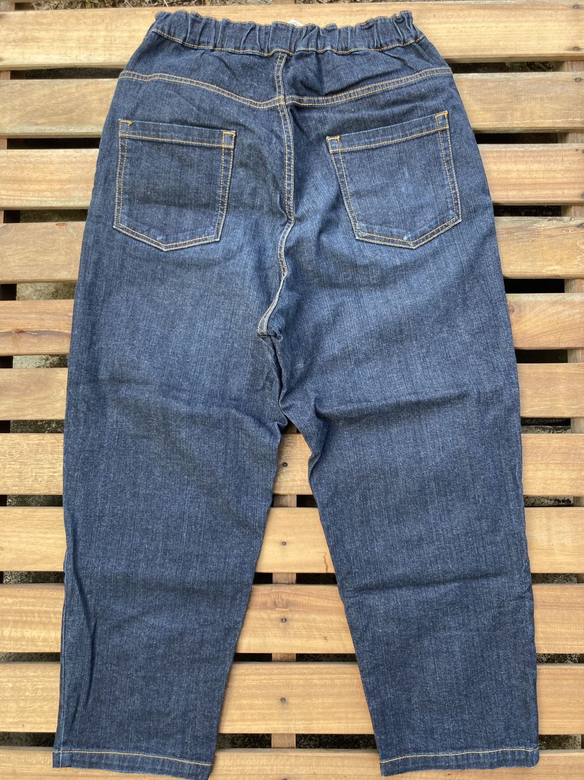Designer × Issey Miyake 1 Mile Plantation Issey Miyake Balloon Chef Ankle Blue Pants Size US 32 / EU 48 - 2 Thumbnail