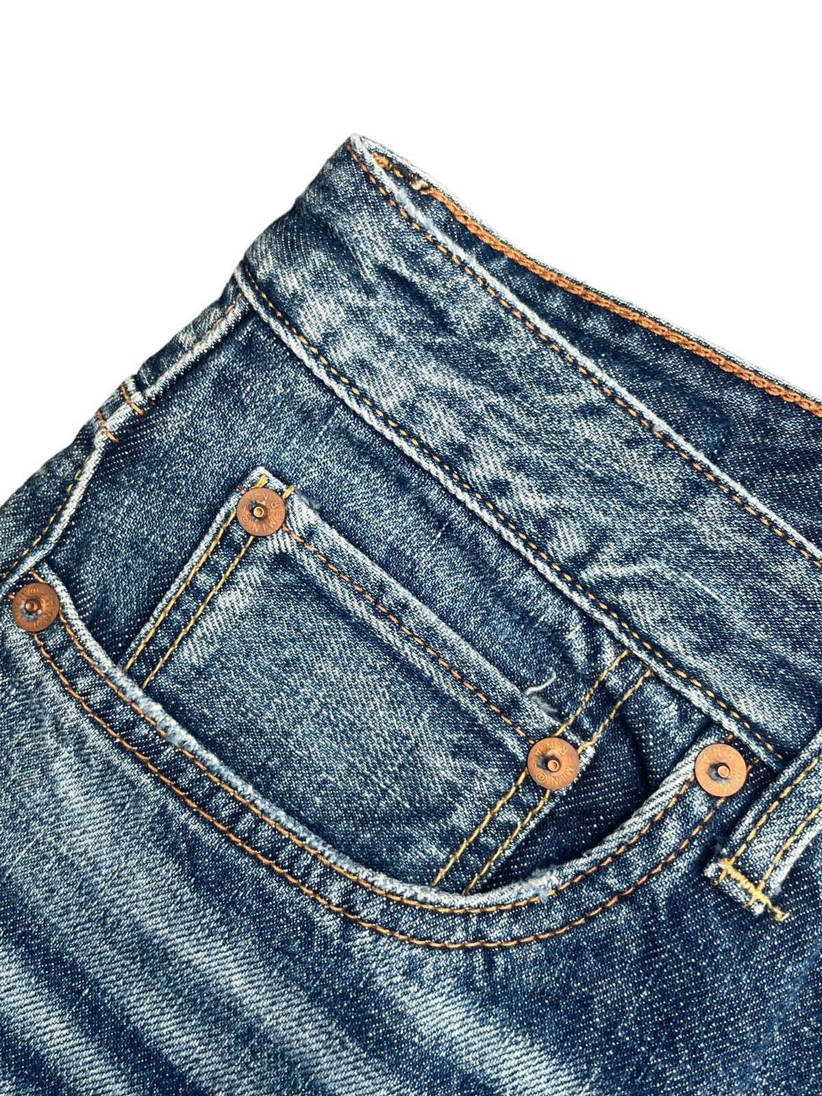 R.Newbold Min Rna Faded Distresed Denim Size 32" / US 10 / IT 46 - 6 Thumbnail