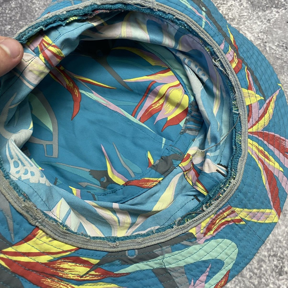 Patagonia × Vintage Vintage Patagonia Small Logo Graphic print summer hat Size ONE SIZE - 7 Thumbnail