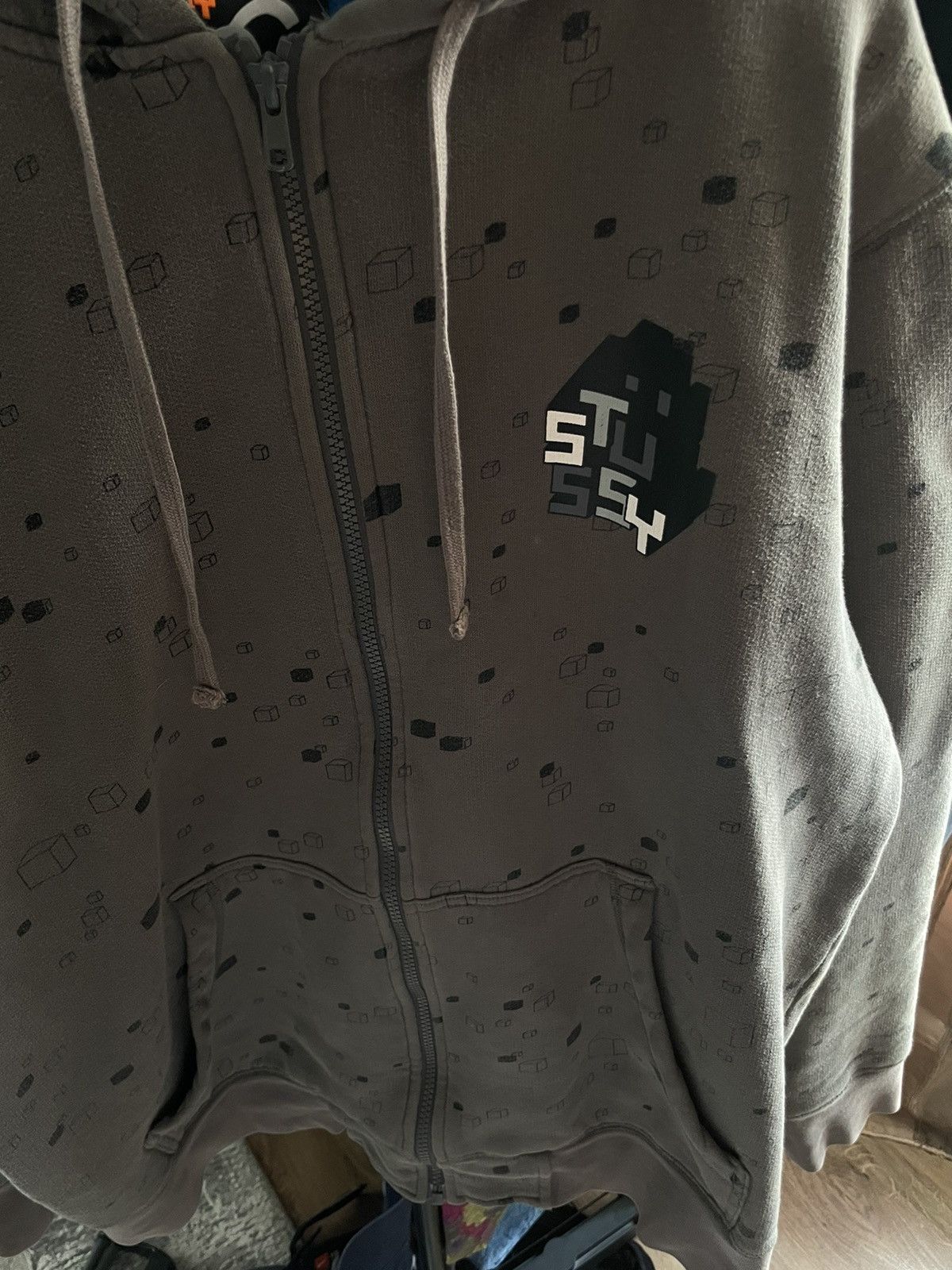 Other Vintage Stussy zip-up hoodie Size US XL / EU 56 / 4 - 2 Thumbnail