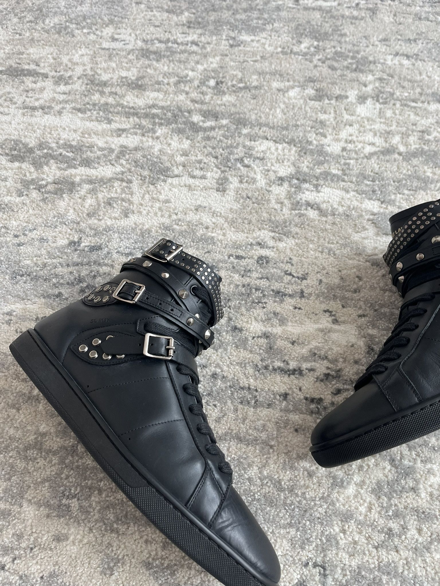 Hedi Slimane × Saint Laurent Paris saint laurent sl/16h studded high tops by hedi slimane Size US 9 / EU 42 - 9 Thumbnail