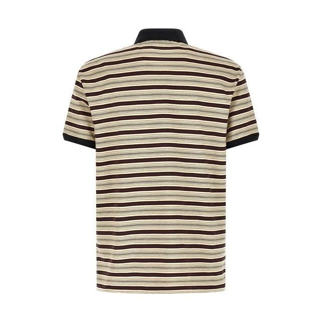 Prada PRADA Multicolor Striped Polo Shirt New & Authentic (Men's s Size US M / EU 48-50 / 2 - 2 Thumbnail