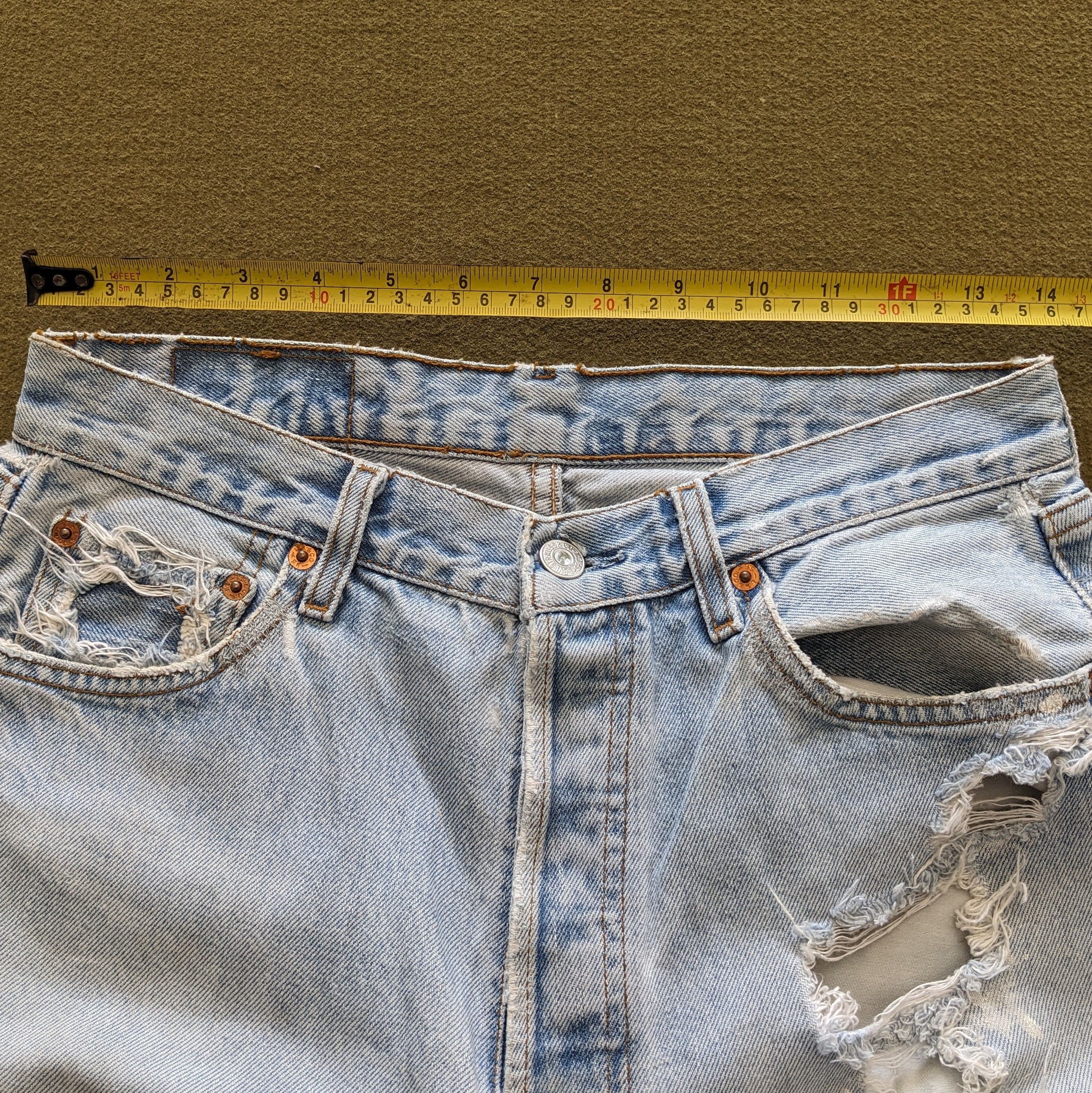 Levi's Vintage Clothing Vintage Levi's Strauss. Co Distressed Denim Jeans Size US 28 / EU 44 - 8 Thumbnail