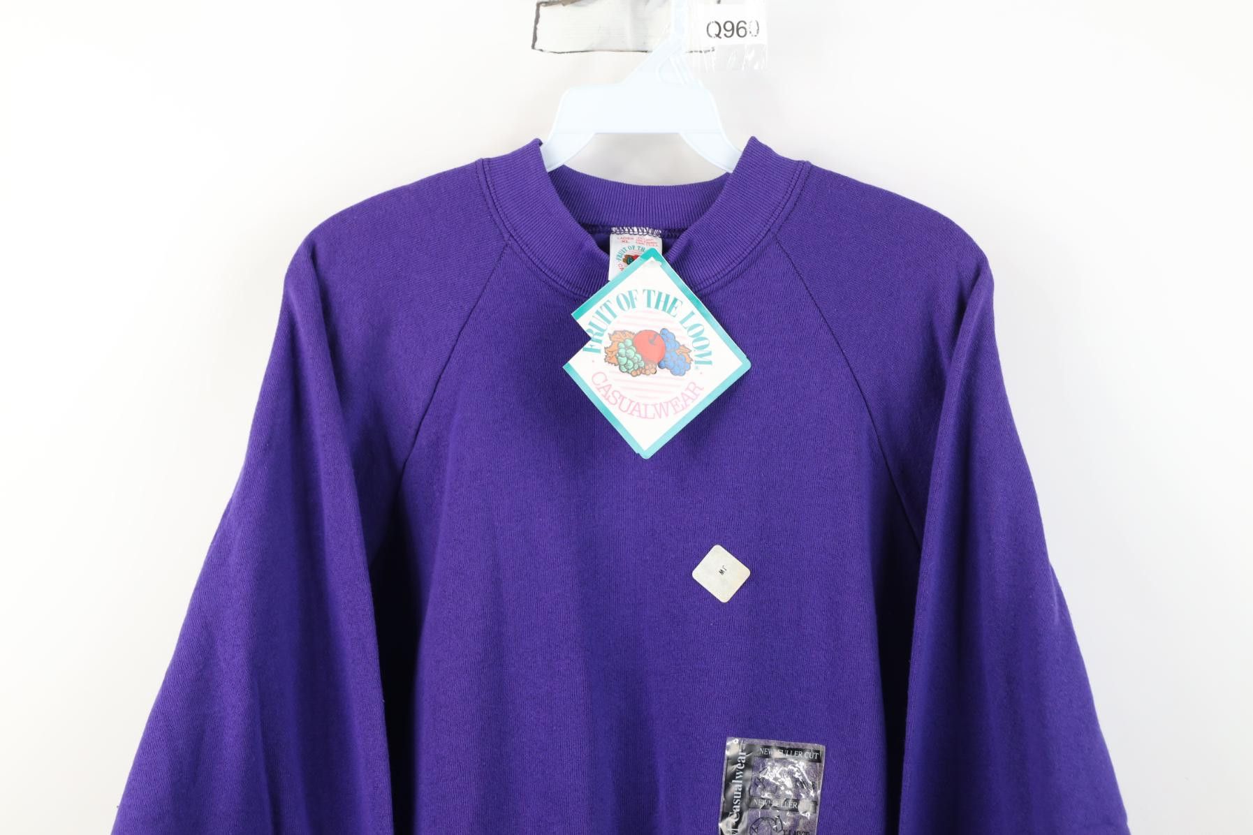 Vintage Deadstock Vintage 90s Streetwear Raglan Sweatshirt USA Size XL / US 12-14 / IT 48-50 - 2 Thumbnail