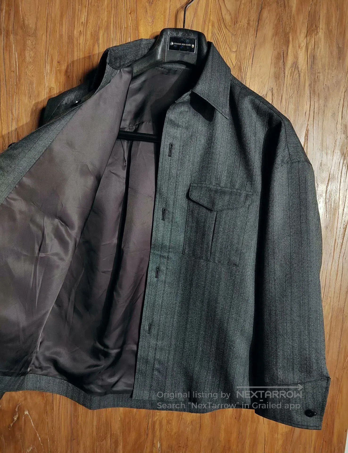 Japanese Brand Men's Designer Houndstooth Jacket. Size US L / EU 52-54 / 3 - 2 Thumbnail
