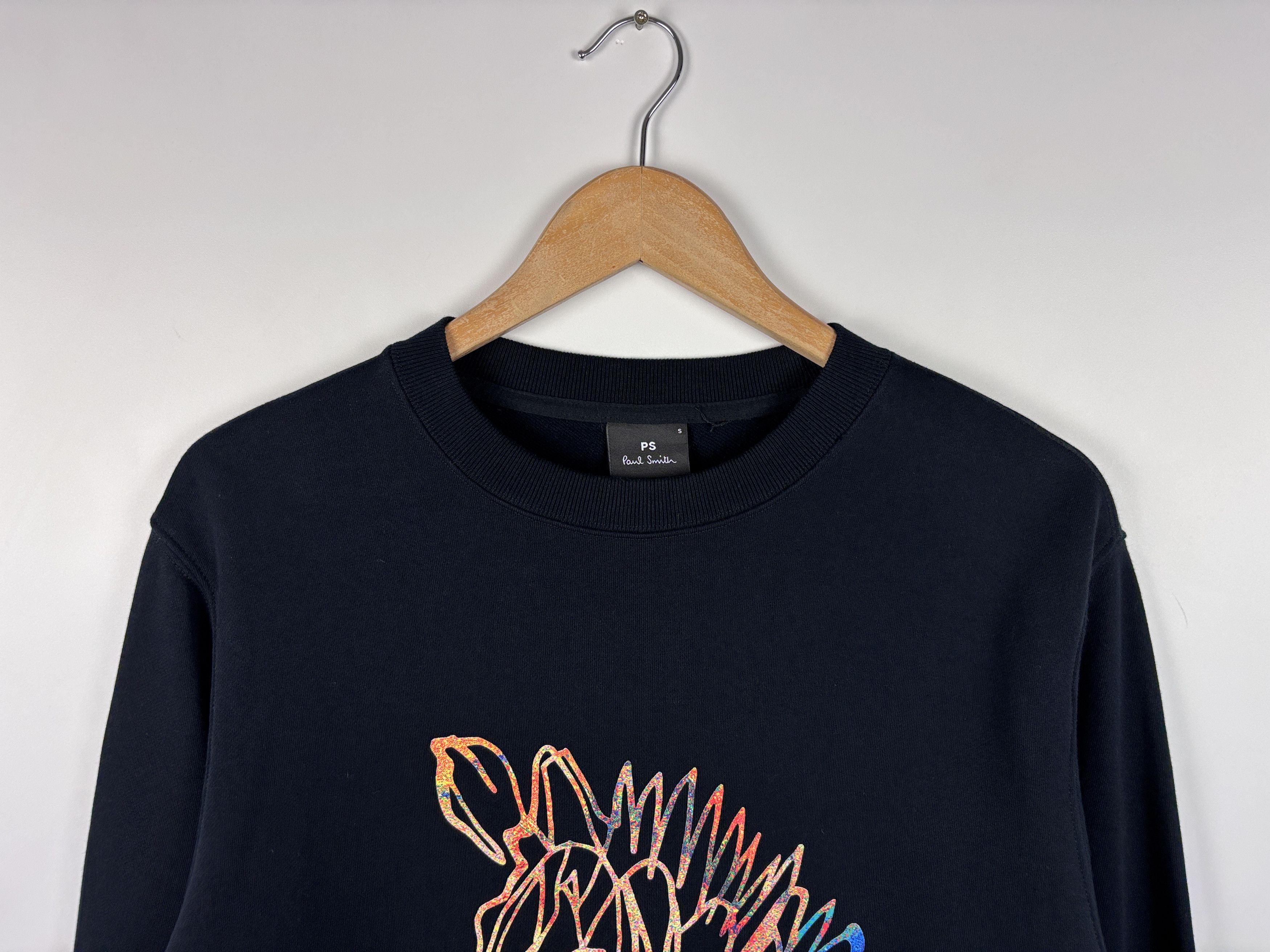Paul Smith Paul Smith Zebra Big Logo Sweatshirt Organic Cotton Black S Size US S / EU 44-46 / 1 - 2 Thumbnail