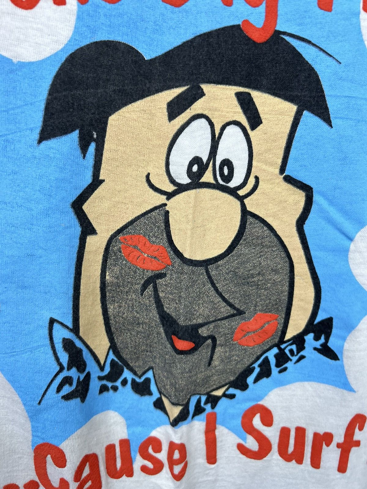 Cartoon Network × Vintage Vintage 90s Flinstones Fred T shirt Chicks Dig Mee Size US XL / EU 56 / 4 - 9 Thumbnail