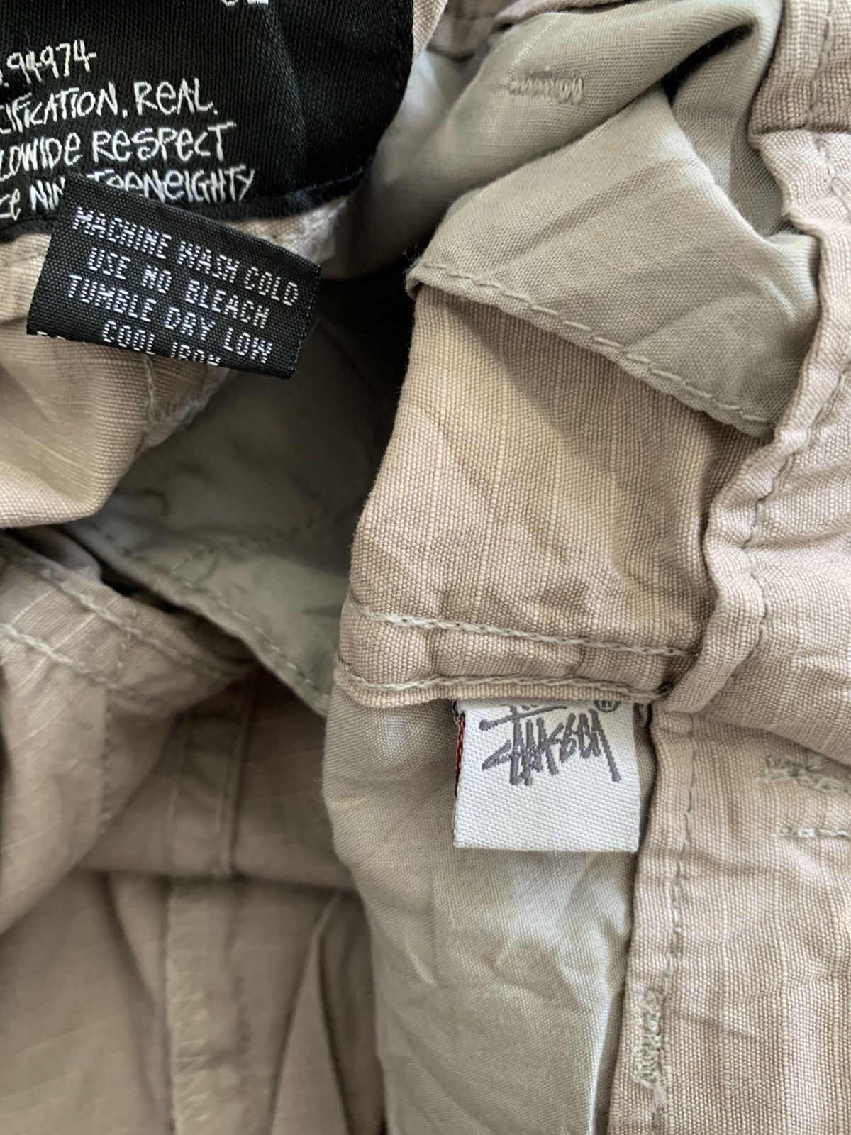 Stussy Vintage Stussy Gear Ripstop Faded Cargo Trousers Size US 34 / EU 50 - 5 Thumbnail