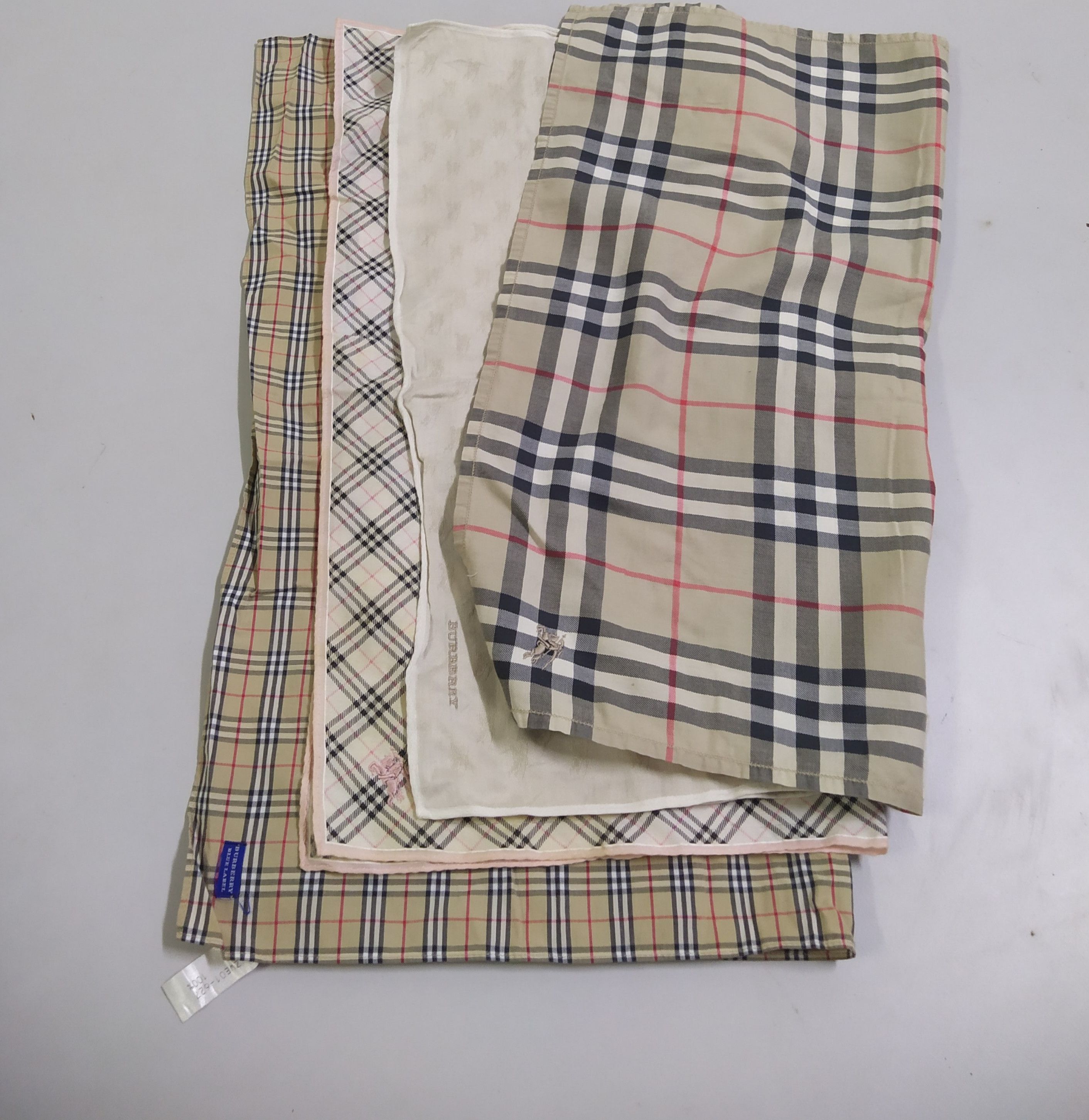 Burberry Rare Bundle Burberry Handkerchief Pocket Square Nova Check Size ONE SIZE - 1 Thumbnail