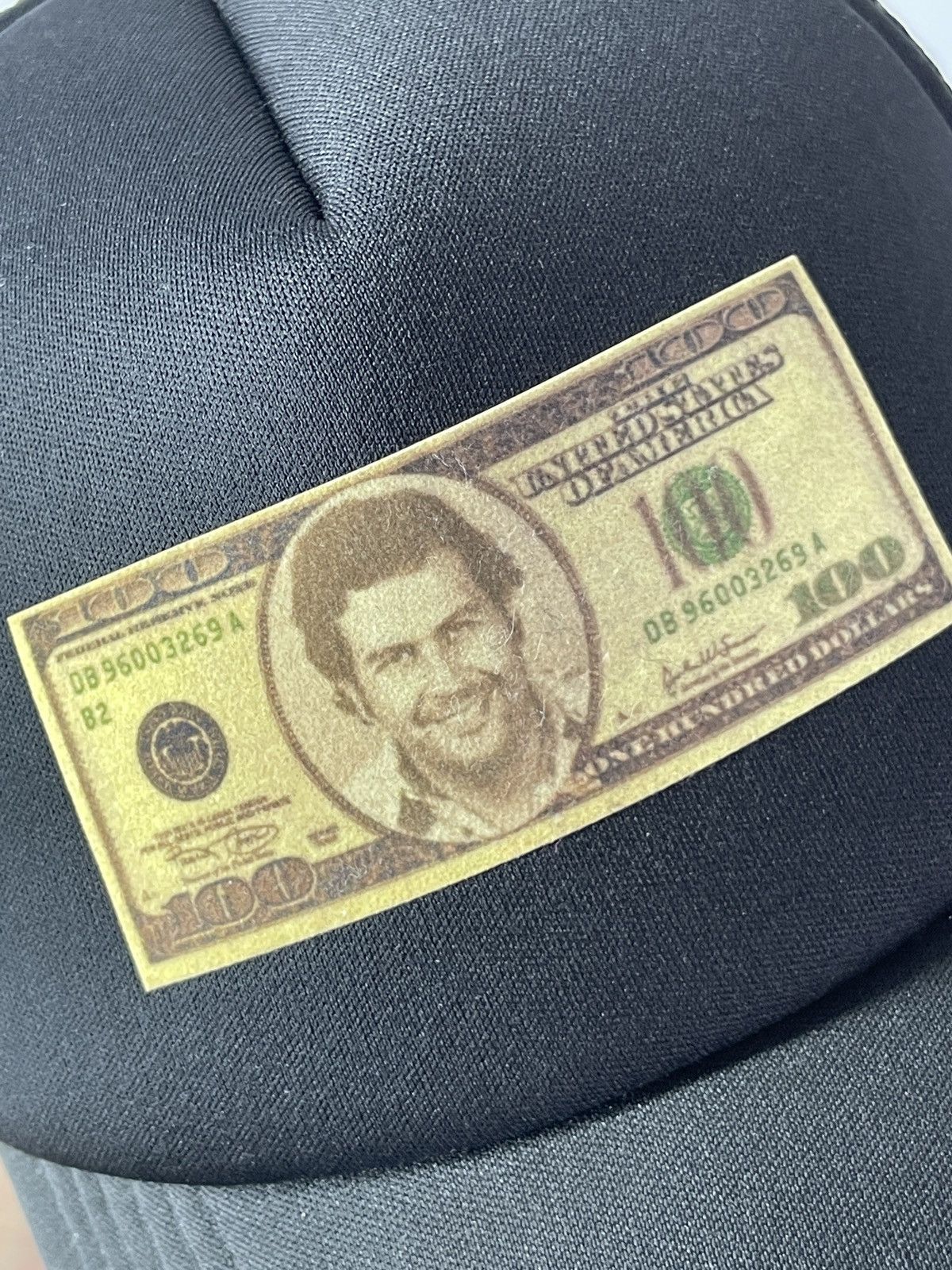 Japanese Brand Cartel Pablo Escobar 100 Dollars Trucker Size ONE SIZE - 7 Thumbnail