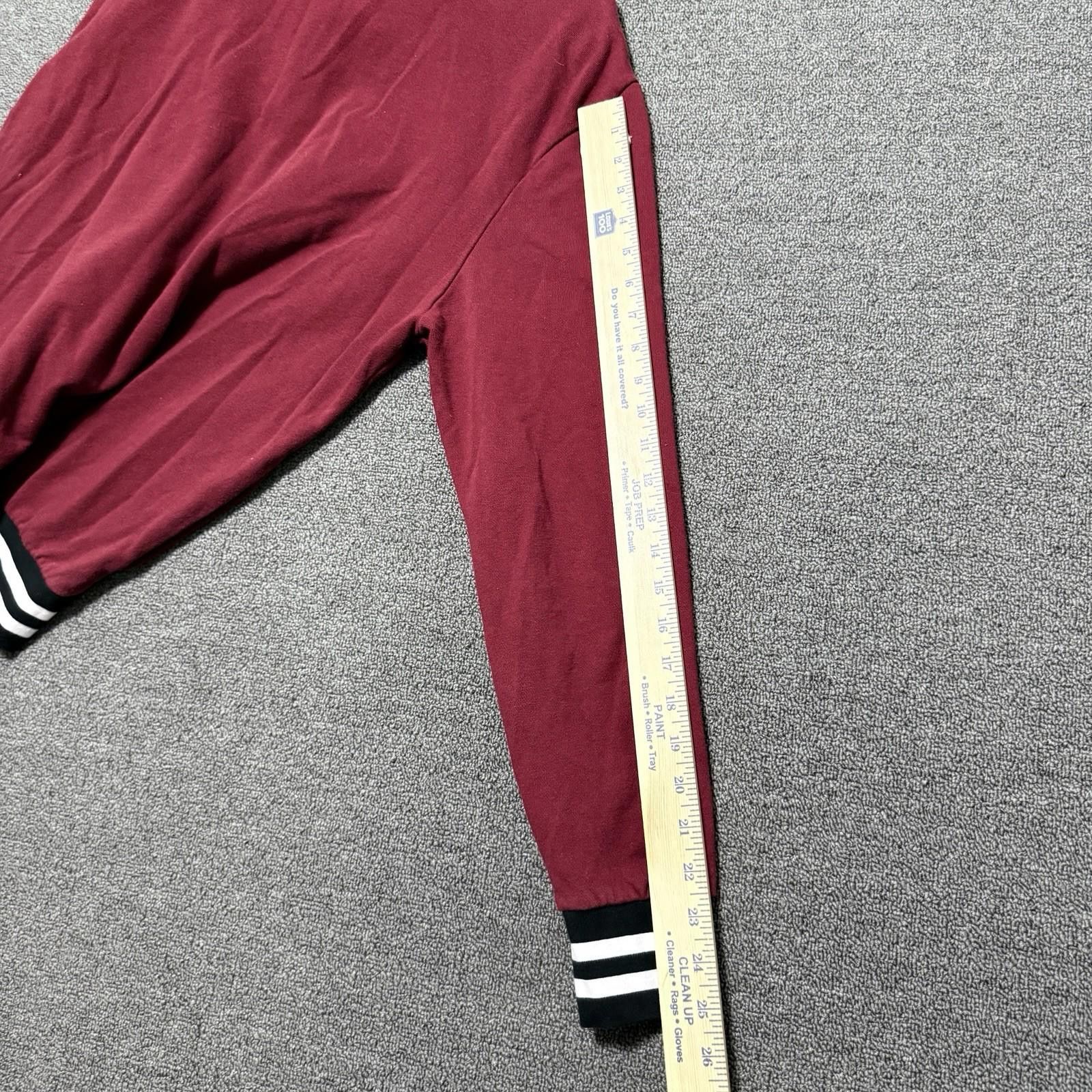 True Religion True Religion Mens M MaroonLong Sleeve Y2K Rugby Polo Size US M / EU 48-50 / 2 - 5 Thumbnail