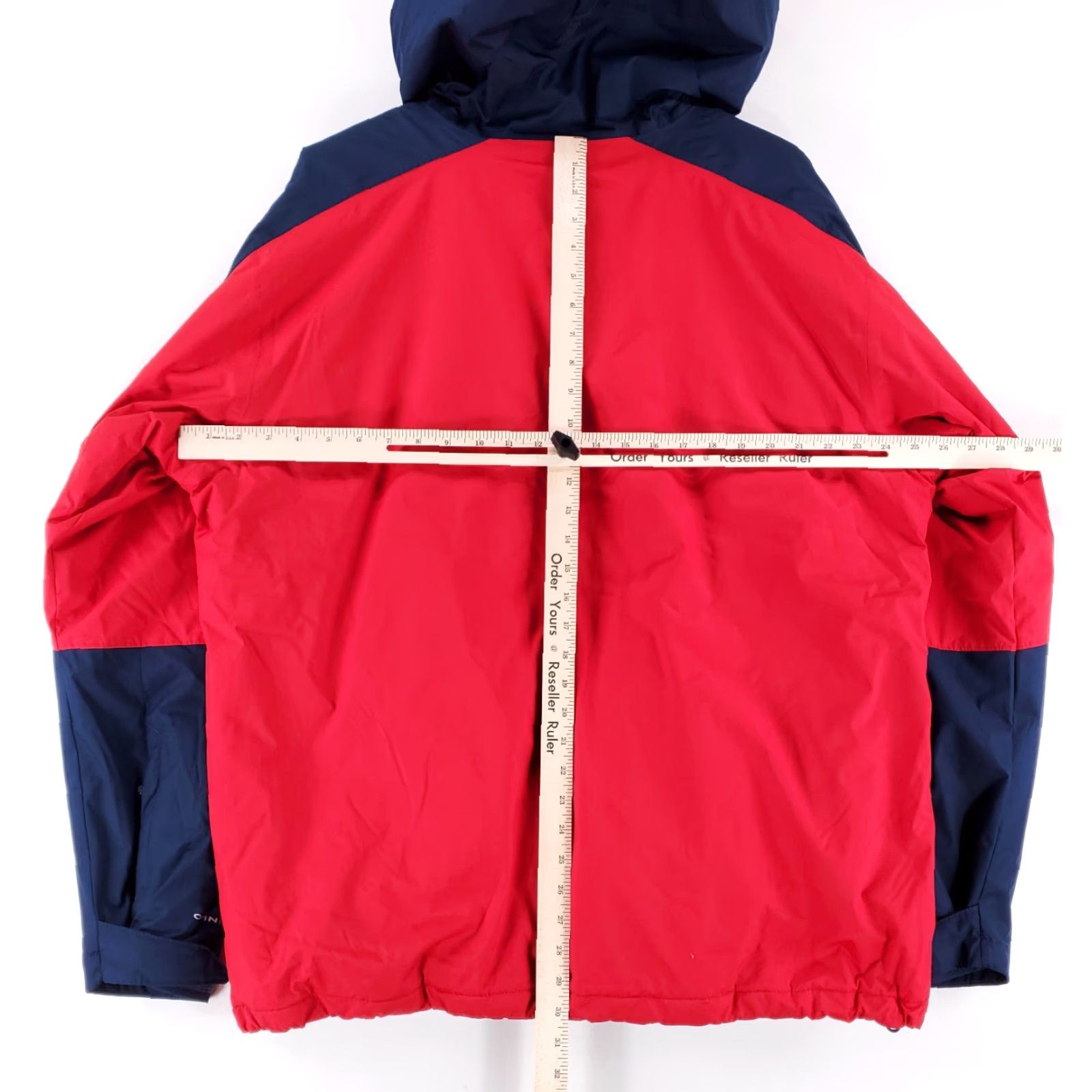 Vintage Columbia Omni-Tech Winter Jacket Hooded Mens XL Red Blue Ski Snow Size US XL / EU 56 / 4 - 7 Thumbnail