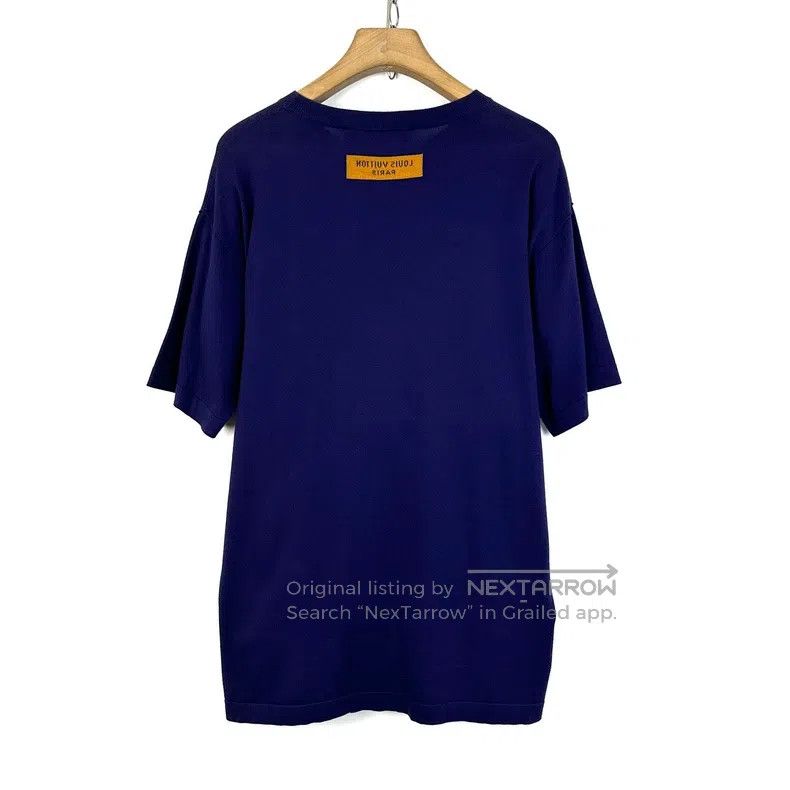 Louis Vuitton Louis Vuitton Embroidered logo art lettering white and blu Size US L / EU 52-54 / 3 - 2 Thumbnail