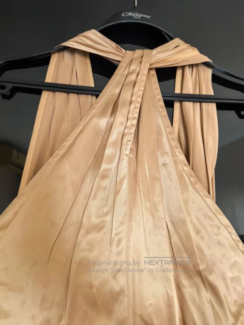 Helmut Lang Helmut Lang size 10 Champagne Gold Long Dress Size L / US 10 / IT 46 - 5 Thumbnail