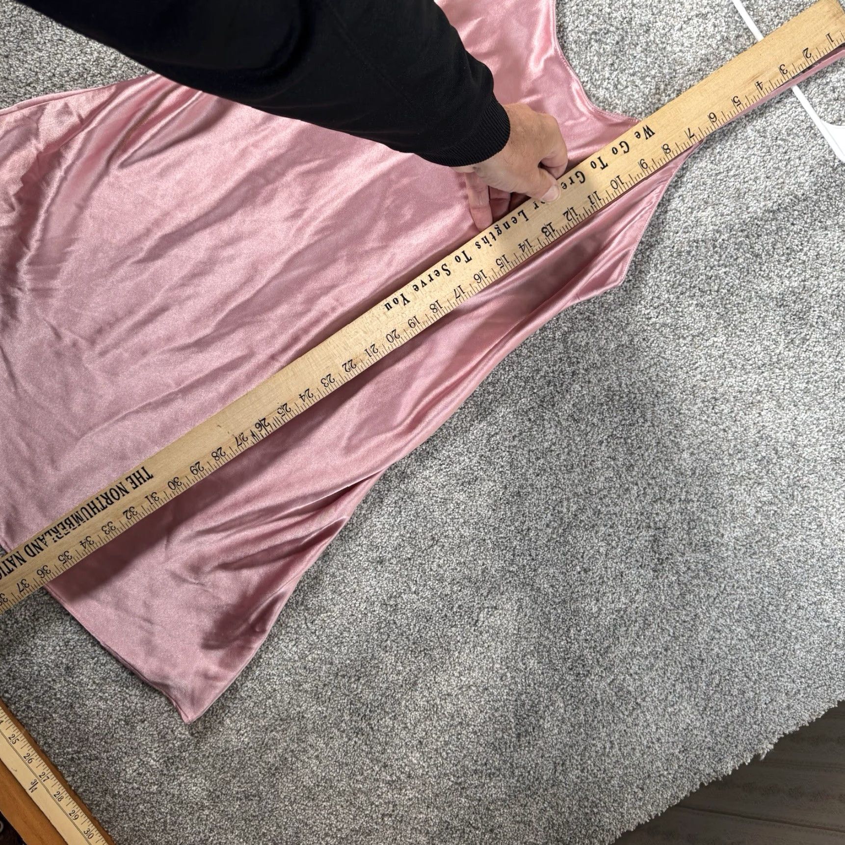 Vintage Ambrielle Slip Dress M Pink Satin Solid Sleeveless Dress Women Coquette Romantic Soft Girl Balletcore Date Night M Size M / US 6-8 / IT 42-44 - 2 Thumbnail