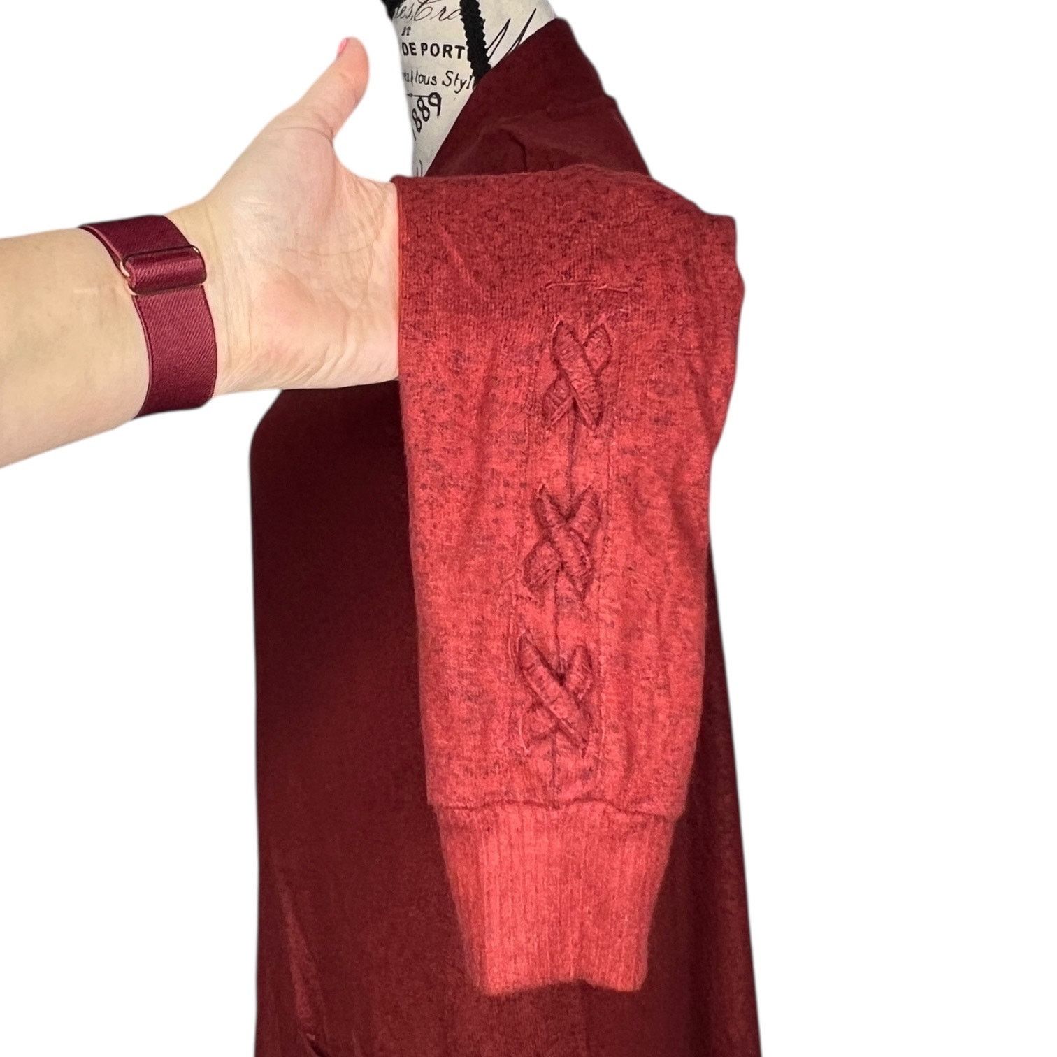 Other Camila Brushed Knit Sleeve Detail Cardigan - Stitch Fix Size L / US 10 / IT 46 - 3 Thumbnail