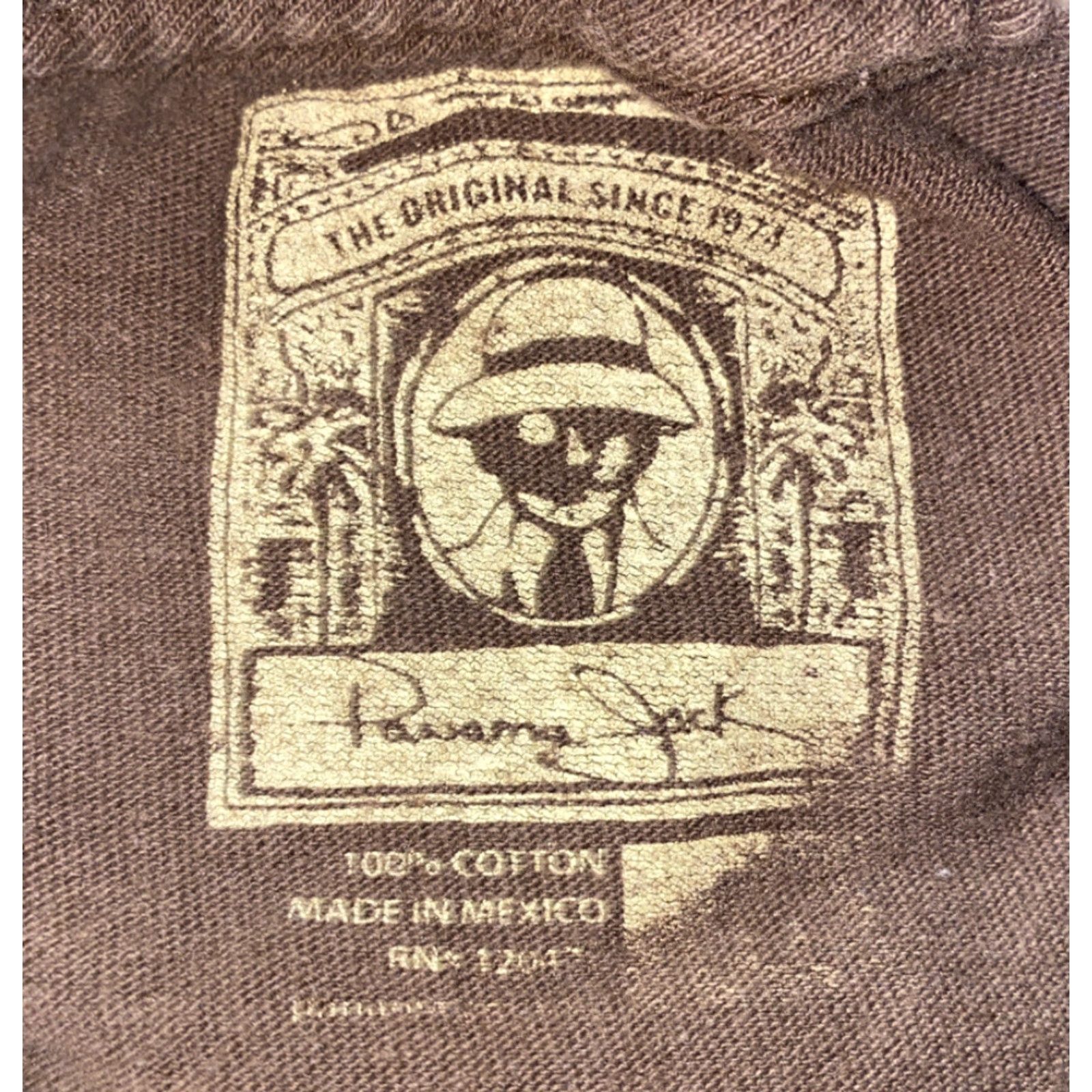 Panama Jack Panama Jack Mens T-Shirt Short Sleeve Brown Cotton Regular Fit M Paradise Found 20In Armpit Size US M / EU 48-50 / 2 - 6 Thumbnail