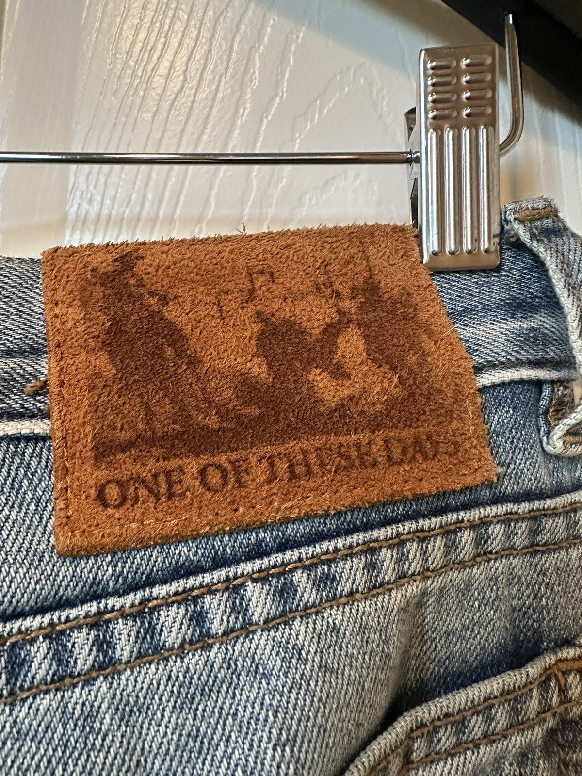 One of These Days One of These Days Straight Leg Jeans | Washed Denim Size US 32 / EU 48 - 4 Thumbnail
