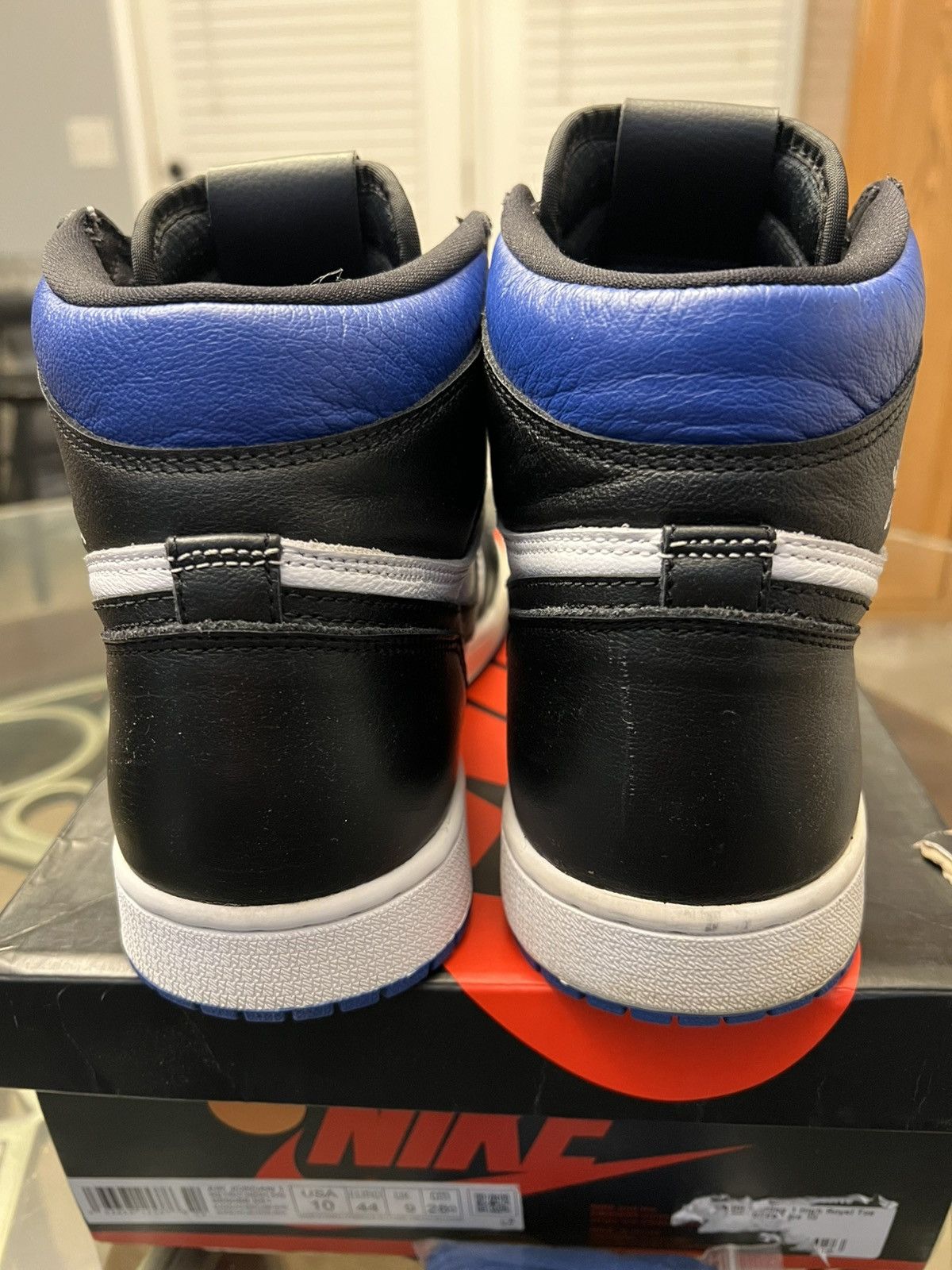 Jordan Brand Jordan 1 Retro High Royal Toe Size US 10 / EU 43 - 8 Thumbnail