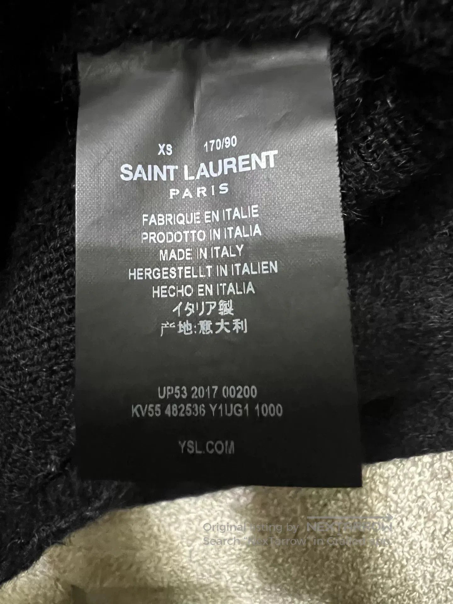 Saint Laurent Paris Saint Laurent Men's Casual Turtleneck Sweater. Size US XS / EU 42 / 0 - 6 Thumbnail